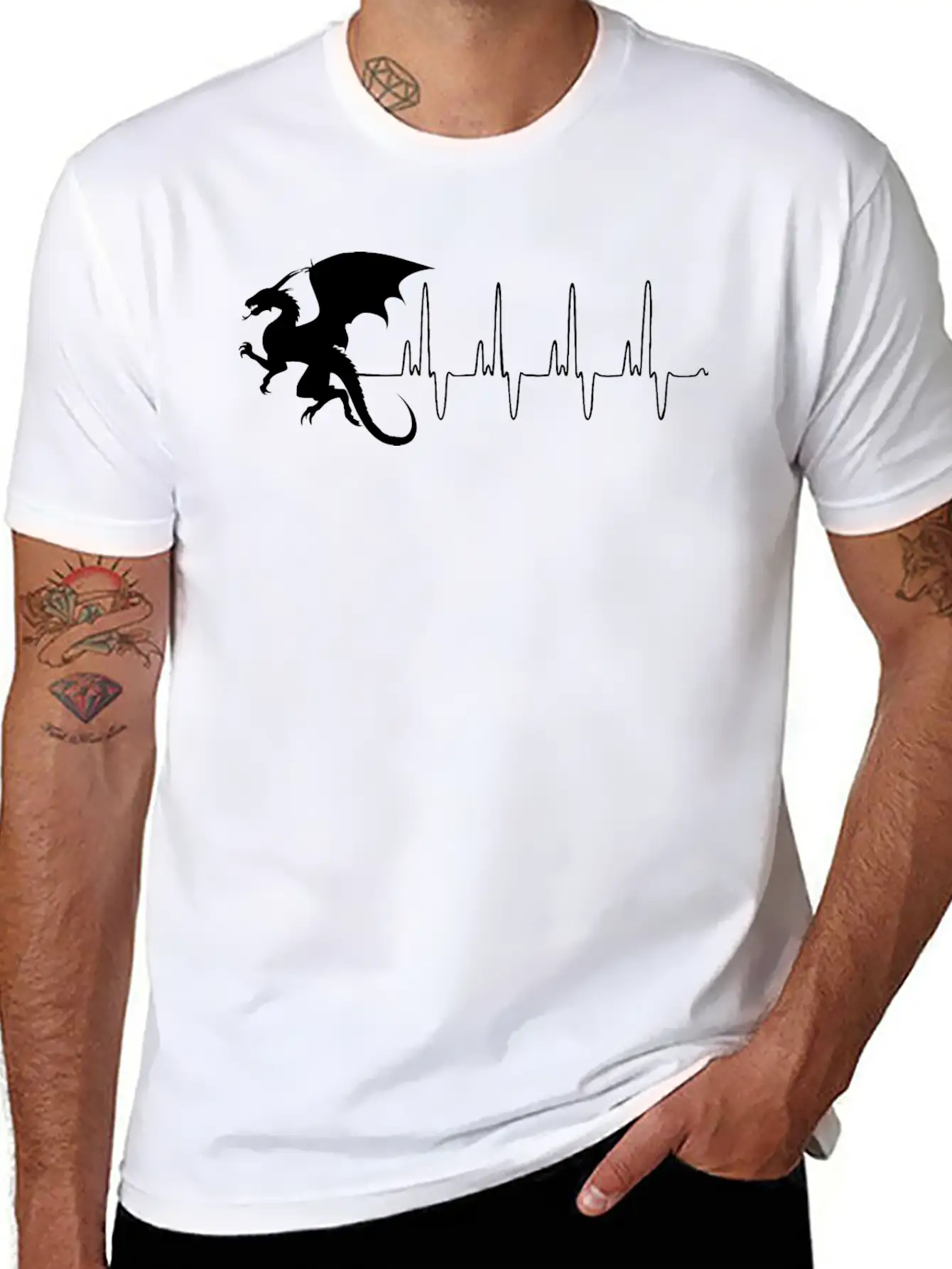 Dragon Essential Cotton Tee For Daily Outfits – Unisex Style
