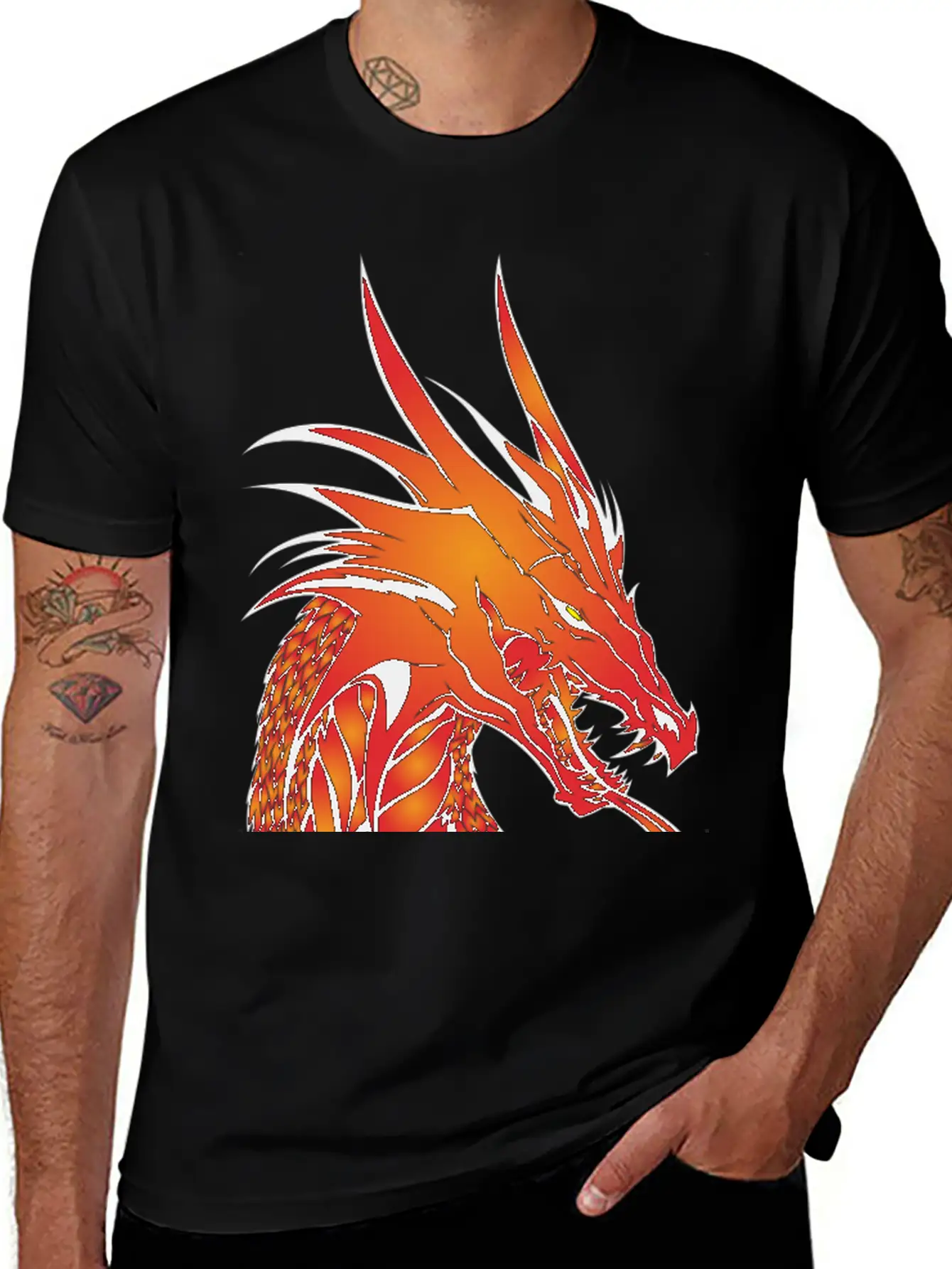 Dragon Unisex Casual T-Shirt – Clean Design For Daily Comfort