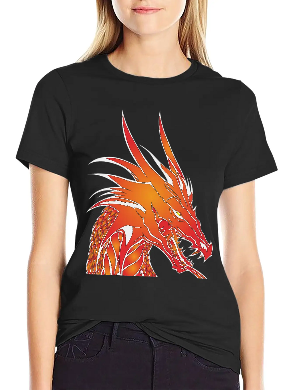Dragon Unisex Casual T-Shirt – Clean Design For Daily Comfort