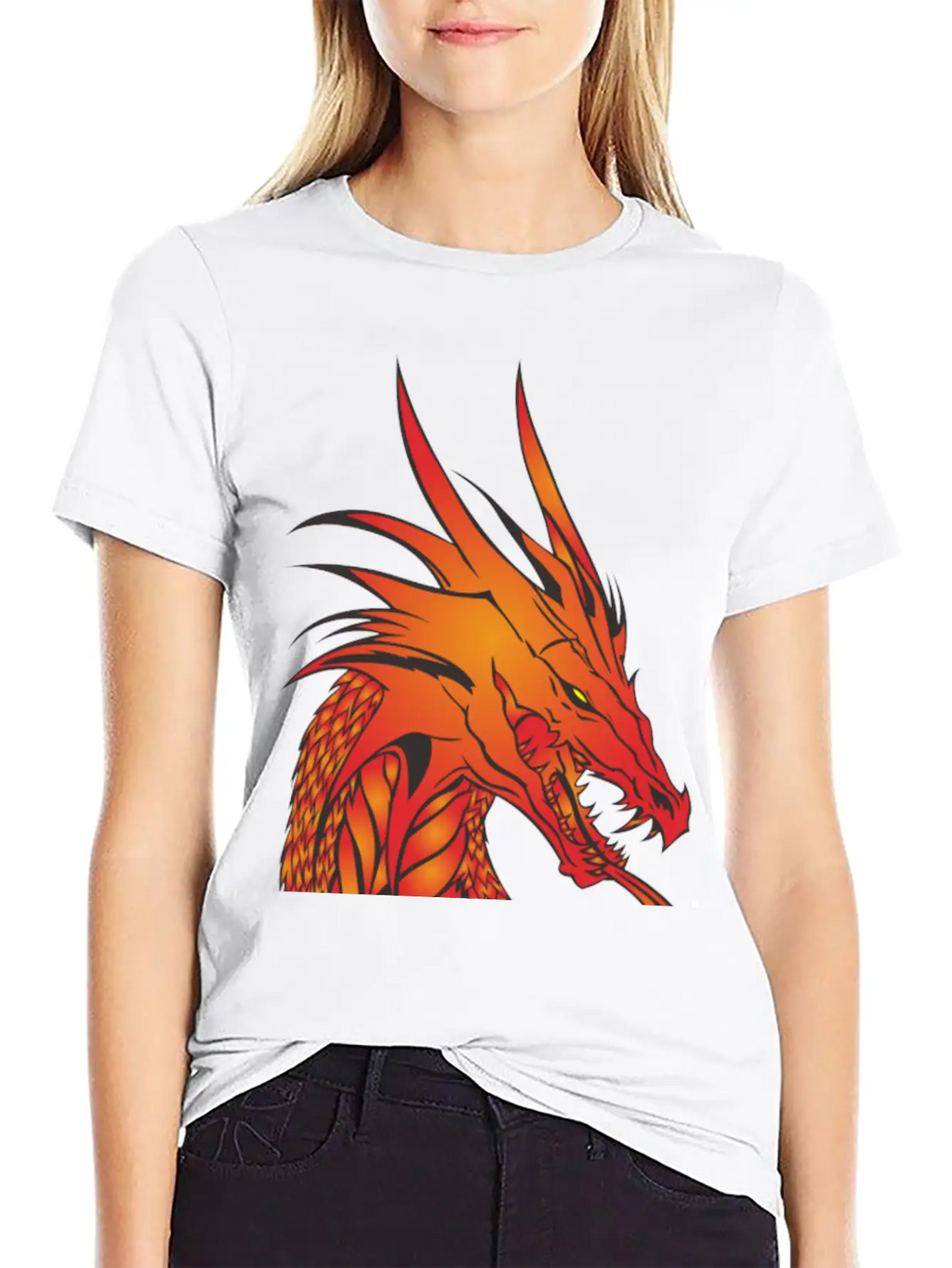 Dragon Unisex Casual T-Shirt – Clean Design For Daily Comfort