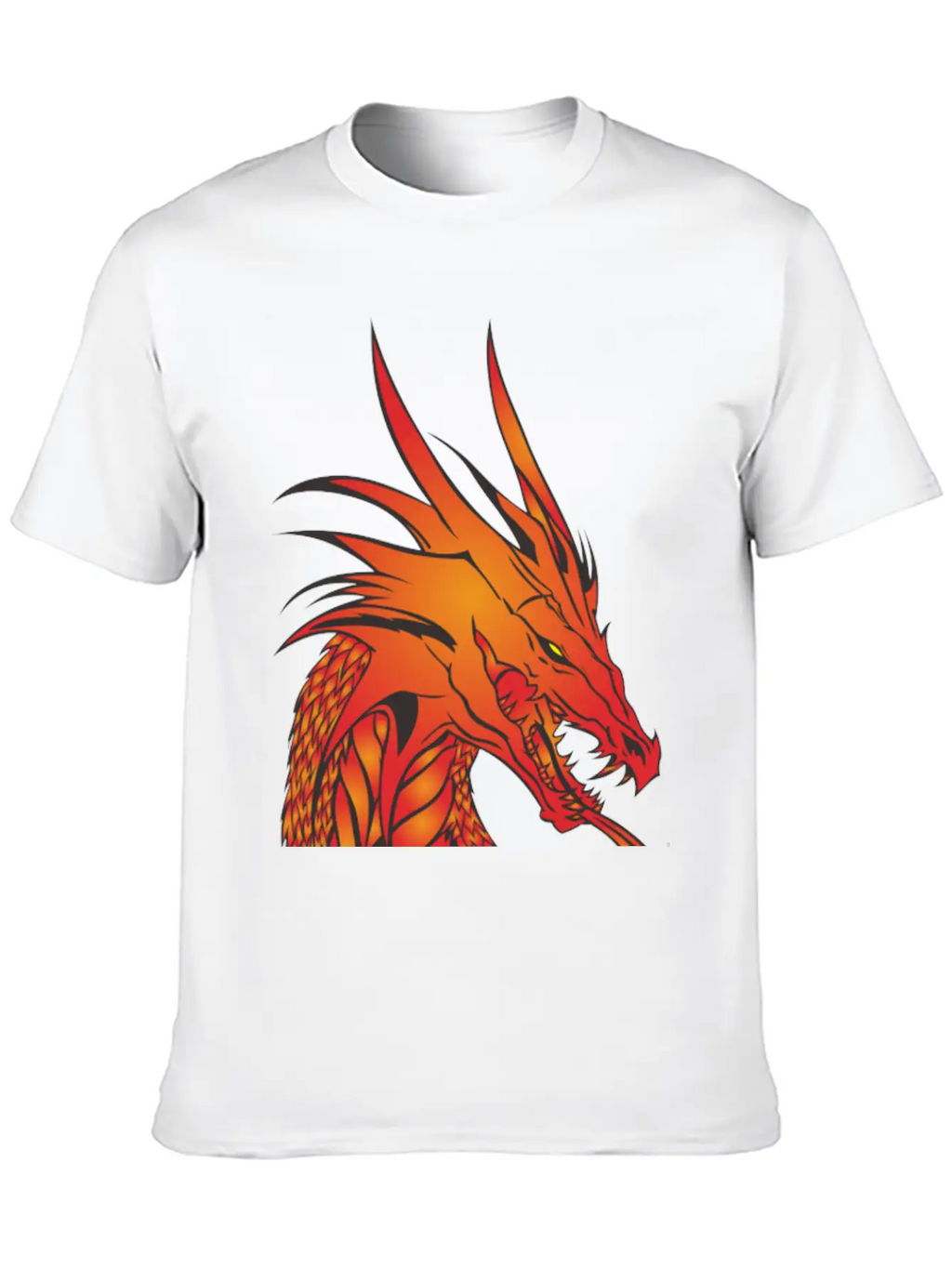 Dragon Unisex Casual T-Shirt – Clean Design For Daily Comfort