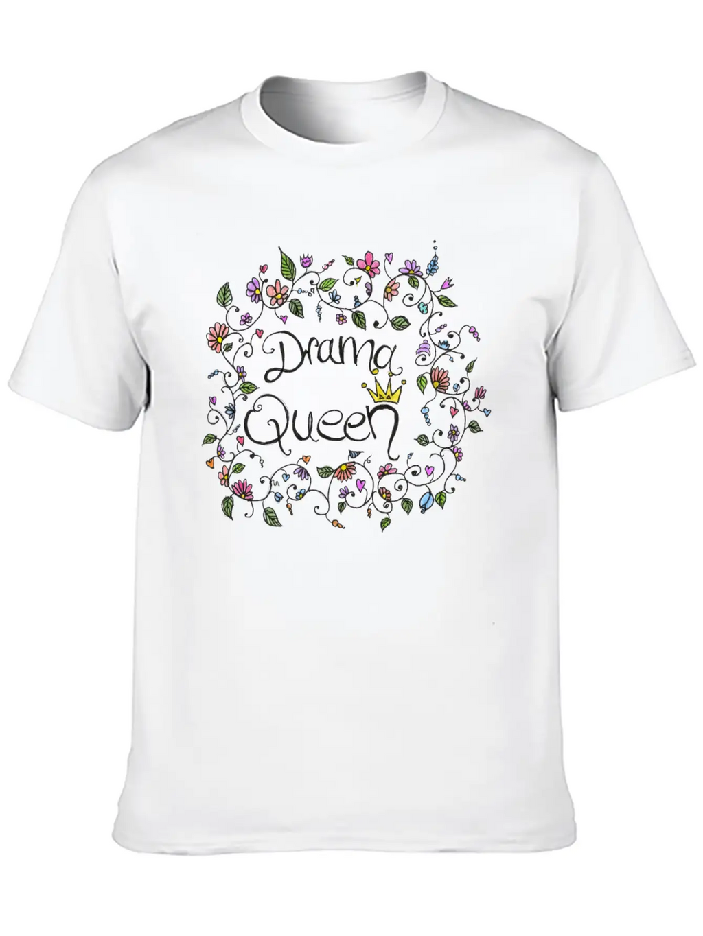 Drama Queen Classic Cotton Tee – Unisex Comfort For Any Season