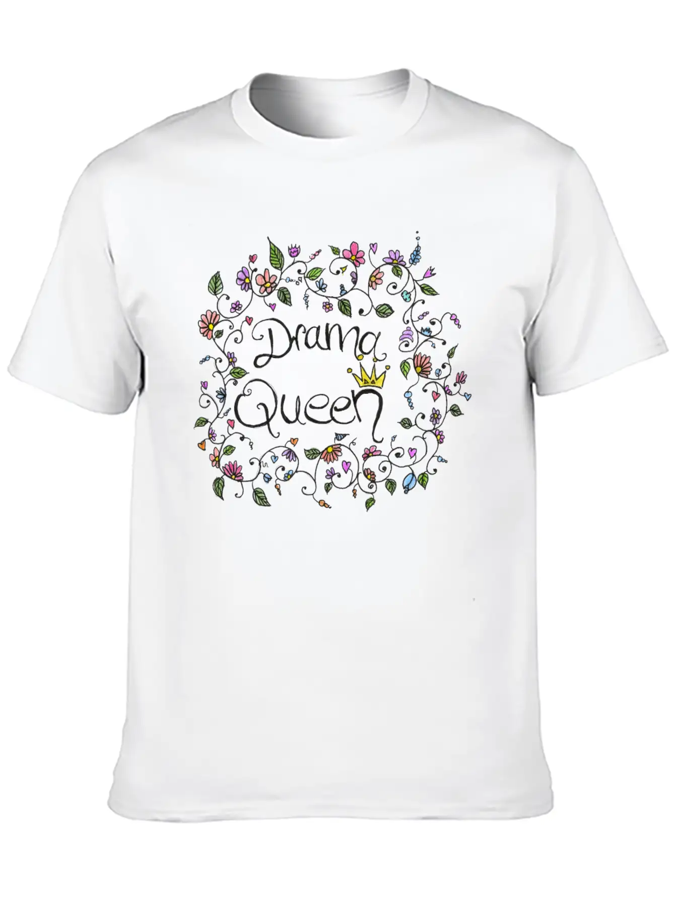 Drama Queen Classic Cotton Tee – Unisex Comfort For Any Season