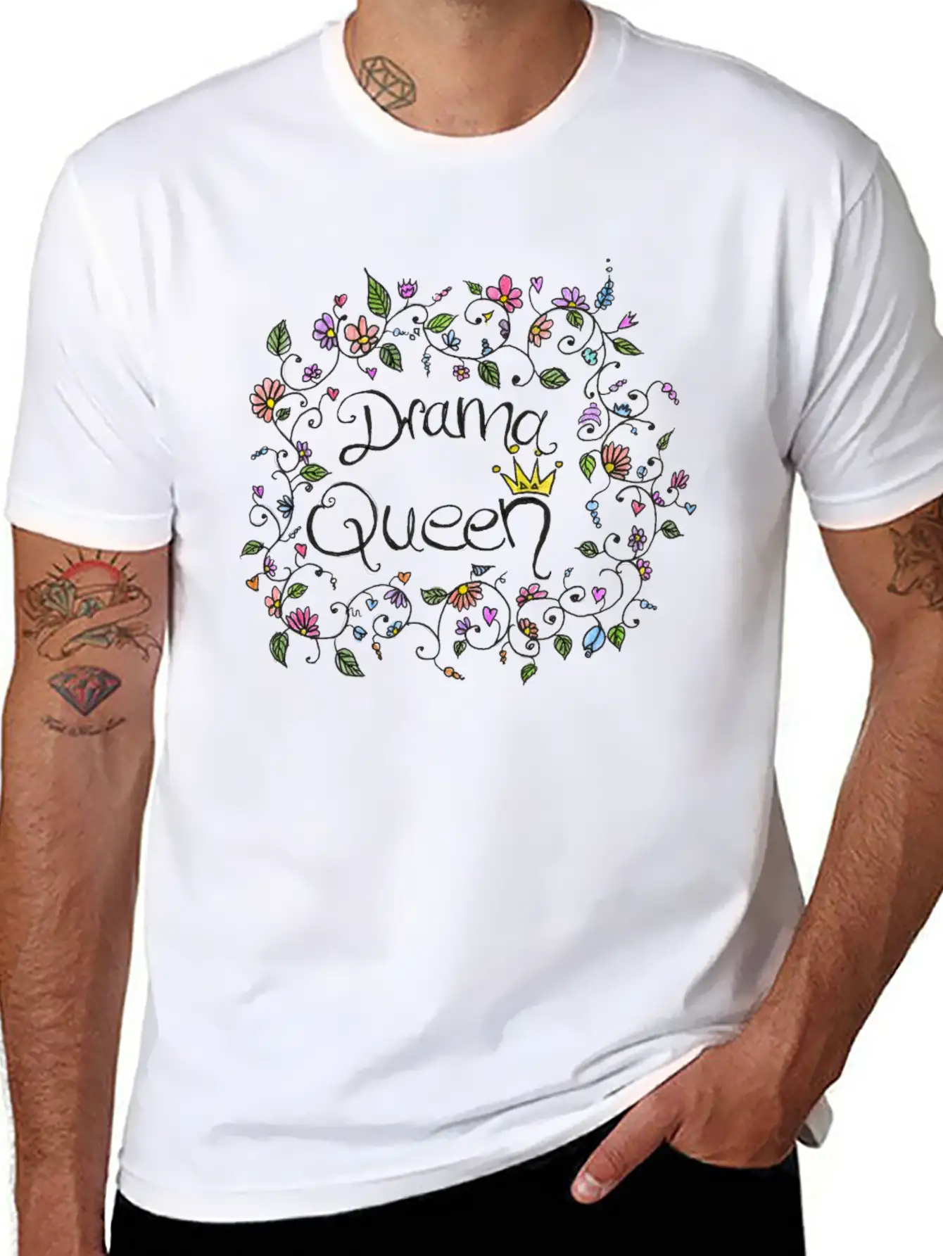 Drama Queen Classic Cotton Tee – Unisex Comfort For Any Season