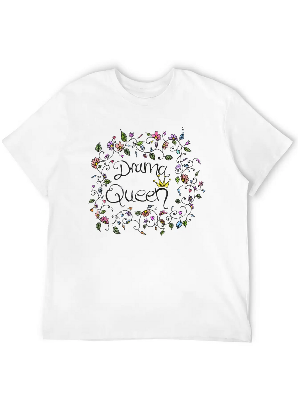 Drama Queen Classic Cotton Tee – Unisex Comfort For Any Season