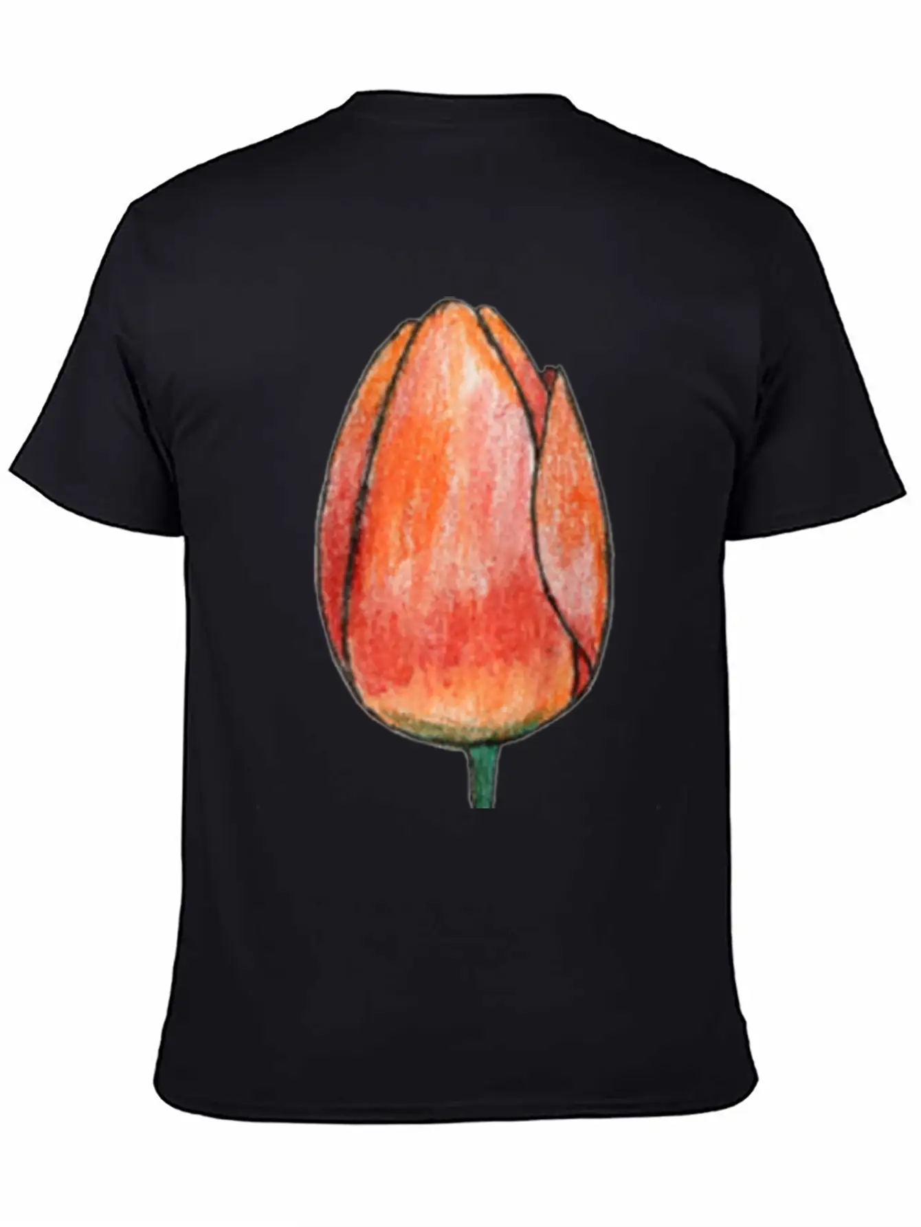 Draw A Tulip Stylish Everyday T-Shirt – Unisex Basic Cotton Tee