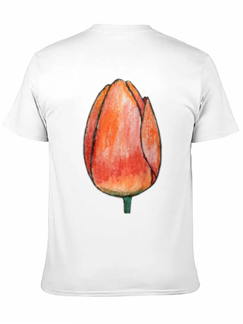 Draw A Tulip Stylish Everyday T-Shirt – Unisex Basic Cotton Tee