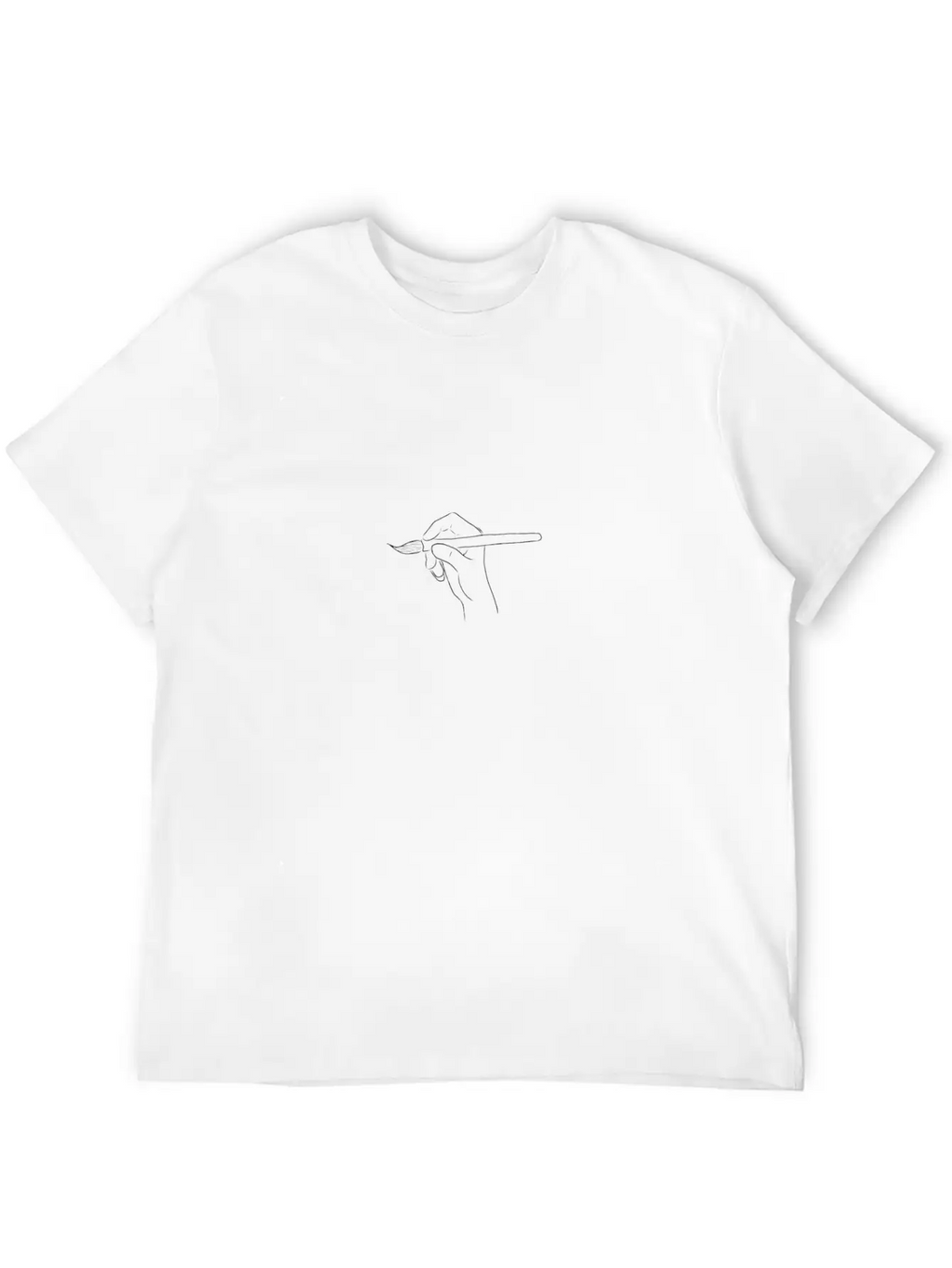 Drawing Art Hand Relaxed Everyday Tee – Lightweight And Durable Cotton
