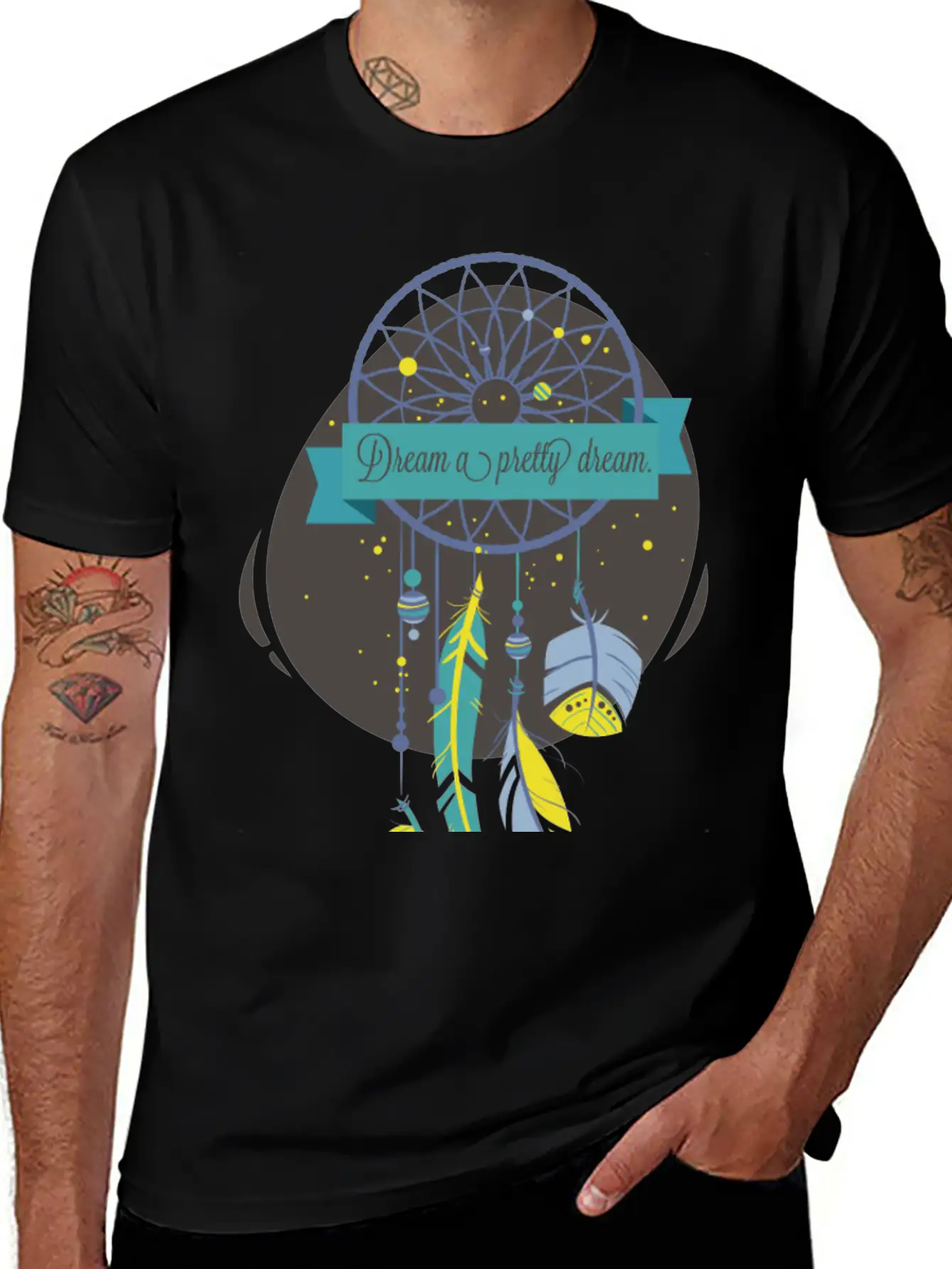 Dream A Pretty Dream Breathable Graphic T-Shirt – Perfect For Casual Days