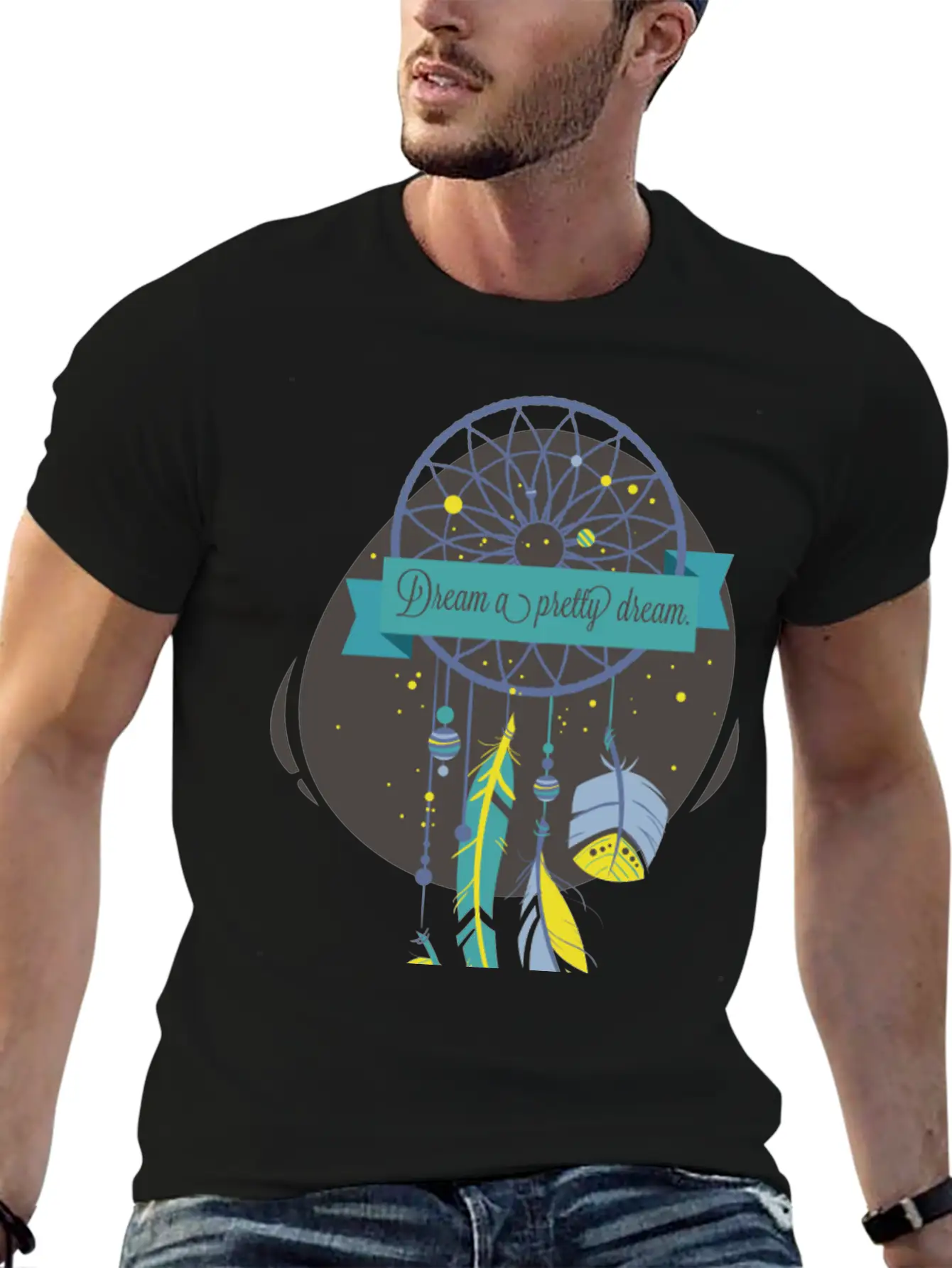 Dream A Pretty Dream Breathable Graphic T-Shirt – Perfect For Casual Days