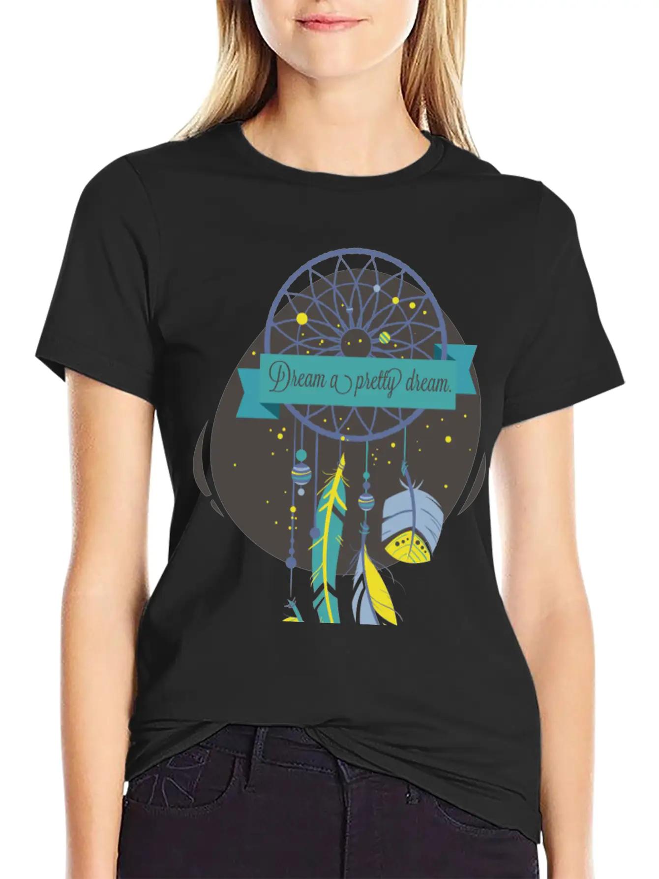 Dream A Pretty Dream Breathable Graphic T-Shirt – Perfect For Casual Days