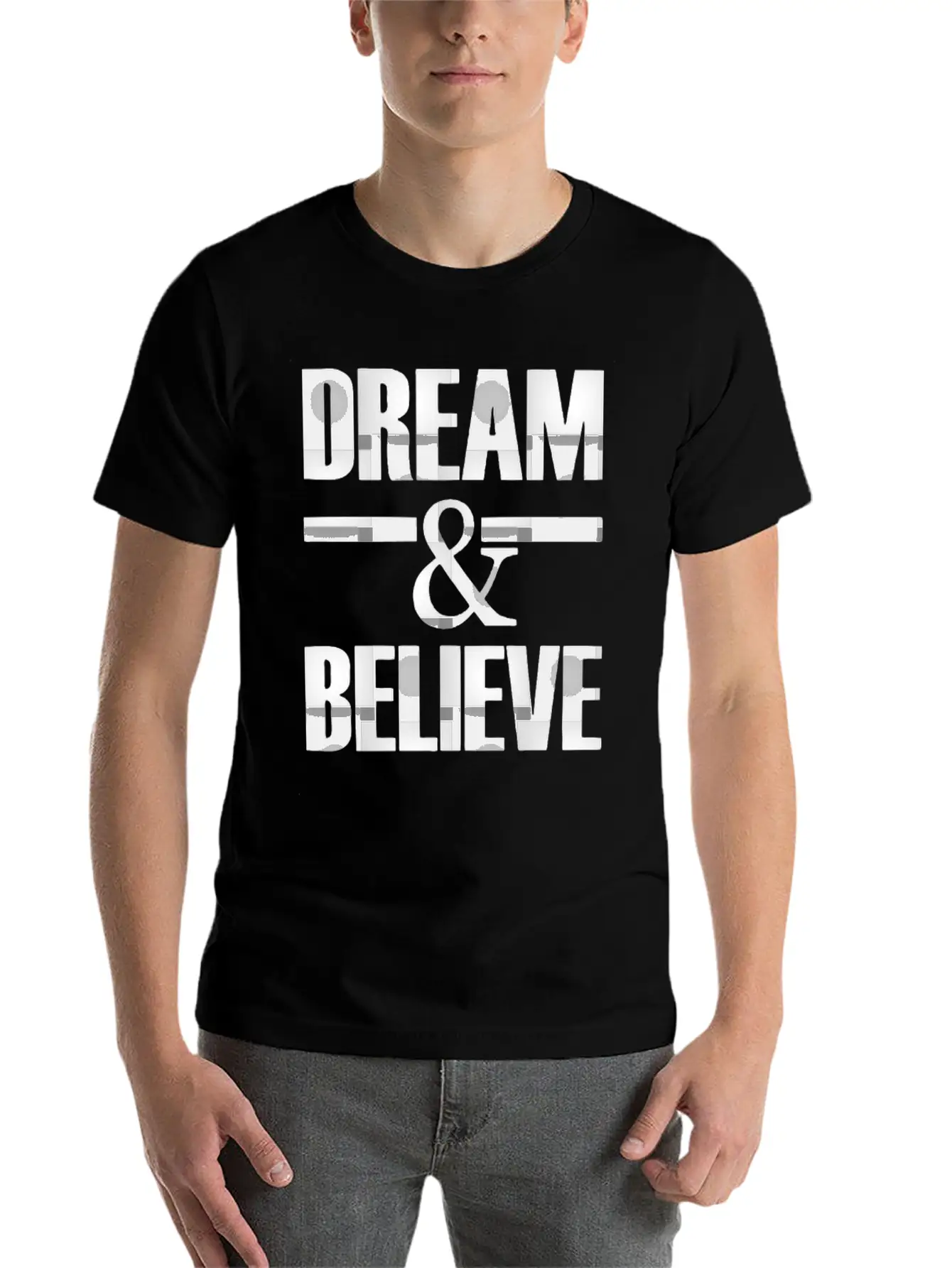 Dream And Belive Unisex Casual T-Shirt – Clean Design For Daily Comfort