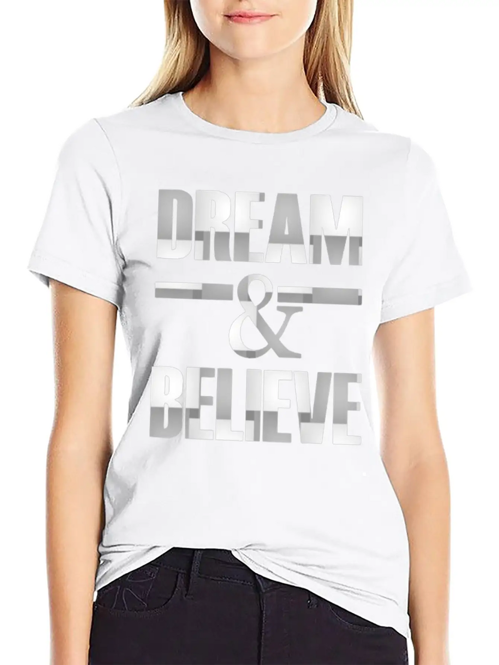 Dream And Belive Unisex Casual T-Shirt – Clean Design For Daily Comfort