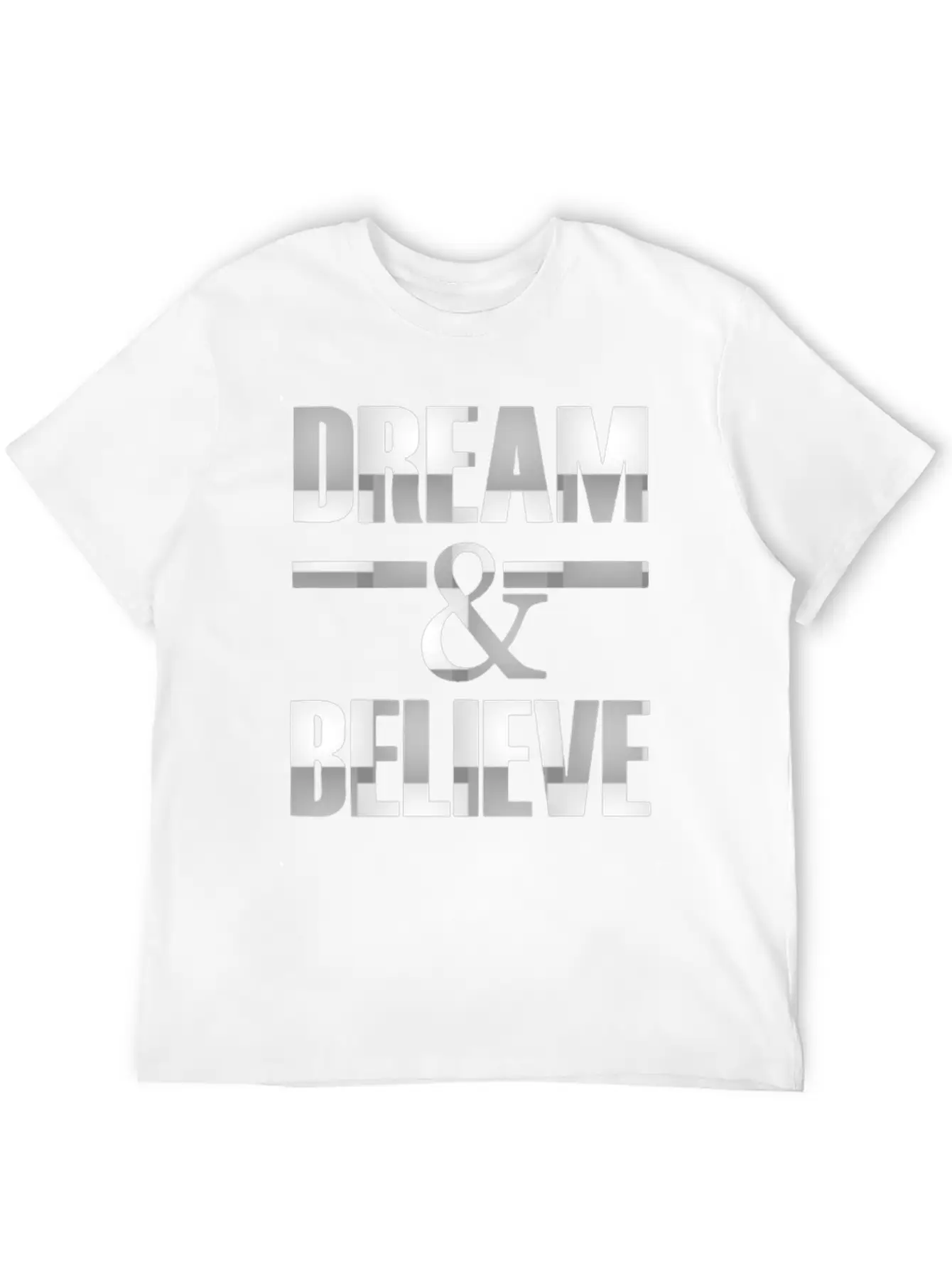 Dream And Belive Unisex Casual T-Shirt – Clean Design For Daily Comfort