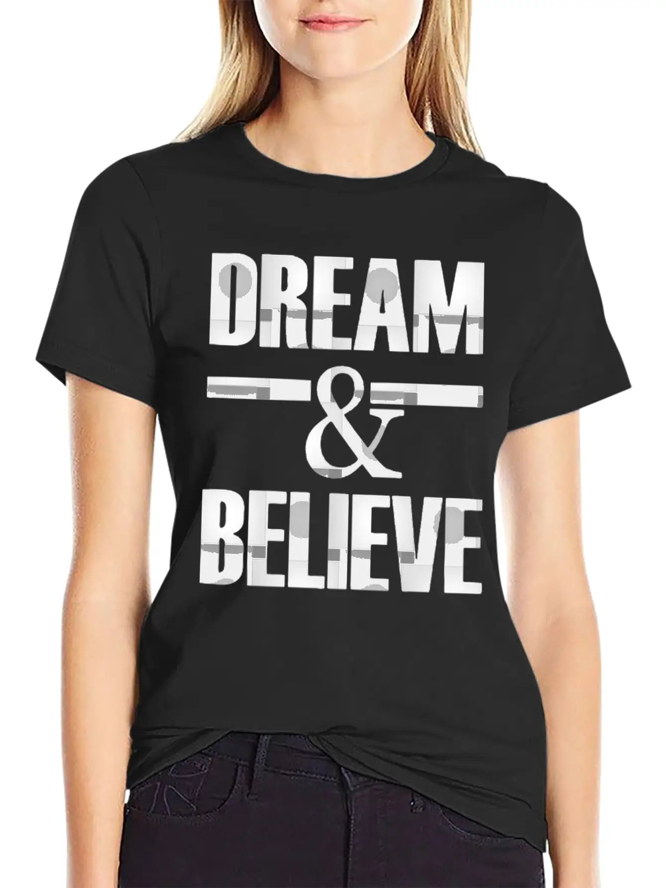 Dream And Belive Unisex Casual T-Shirt – Clean Design For Daily Comfort