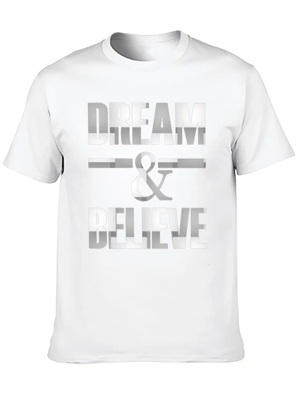 Dream And Belive Unisex Casual T-Shirt – Clean Design For Daily Comfort
