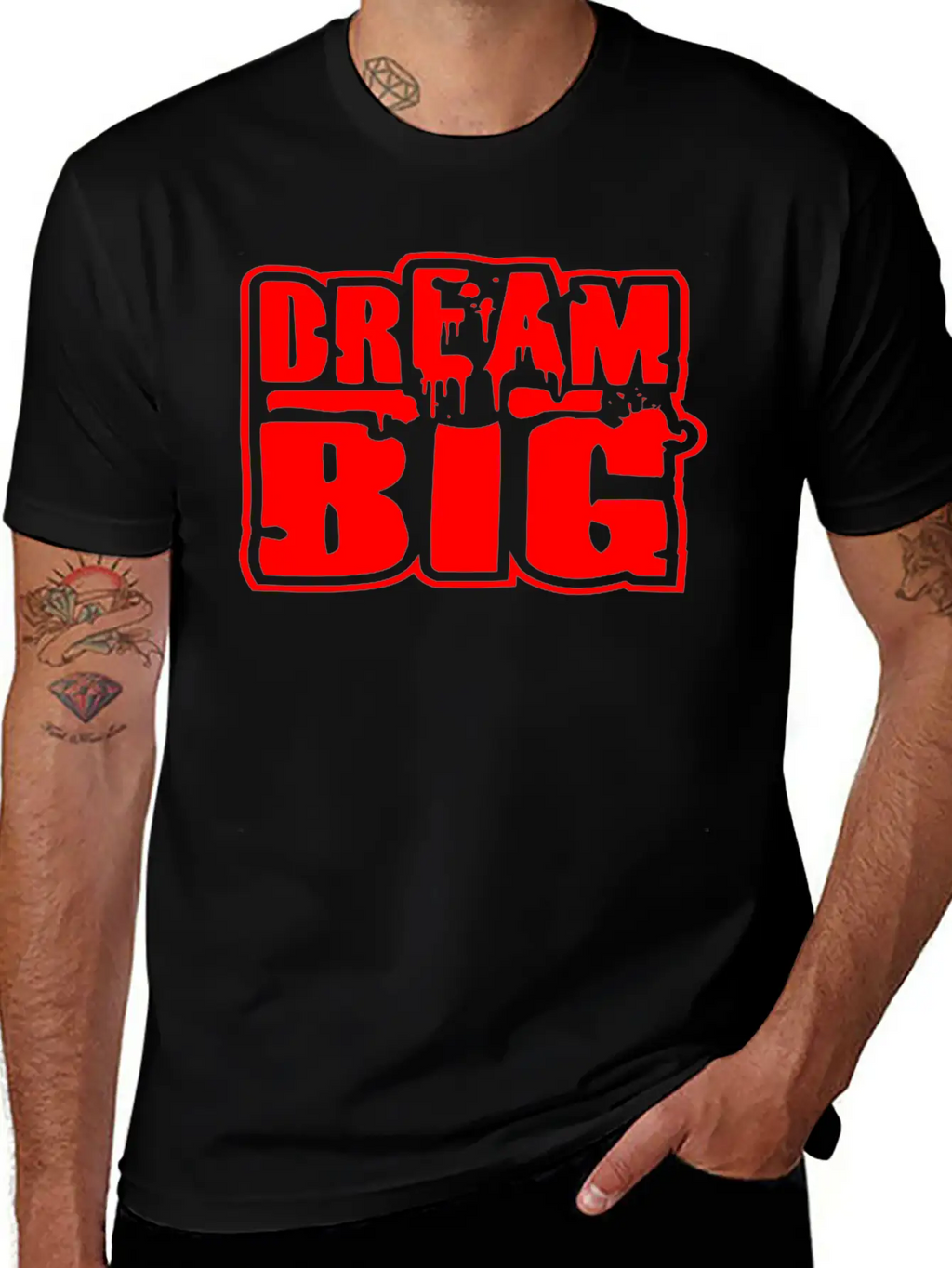 Dream Big In RED! Classic Cotton Tee – Unisex Comfort For Any Season