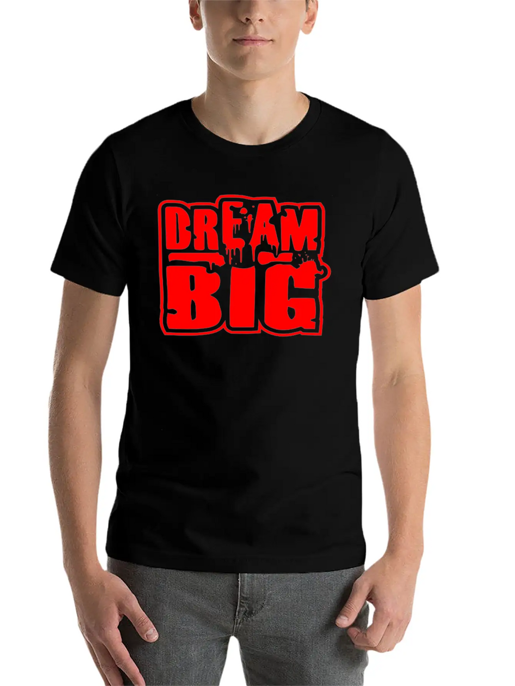 Dream Big In RED! Classic Cotton Tee – Unisex Comfort For Any Season