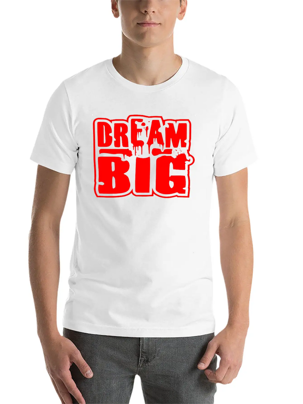 Dream Big In RED! Classic Cotton Tee – Unisex Comfort For Any Season