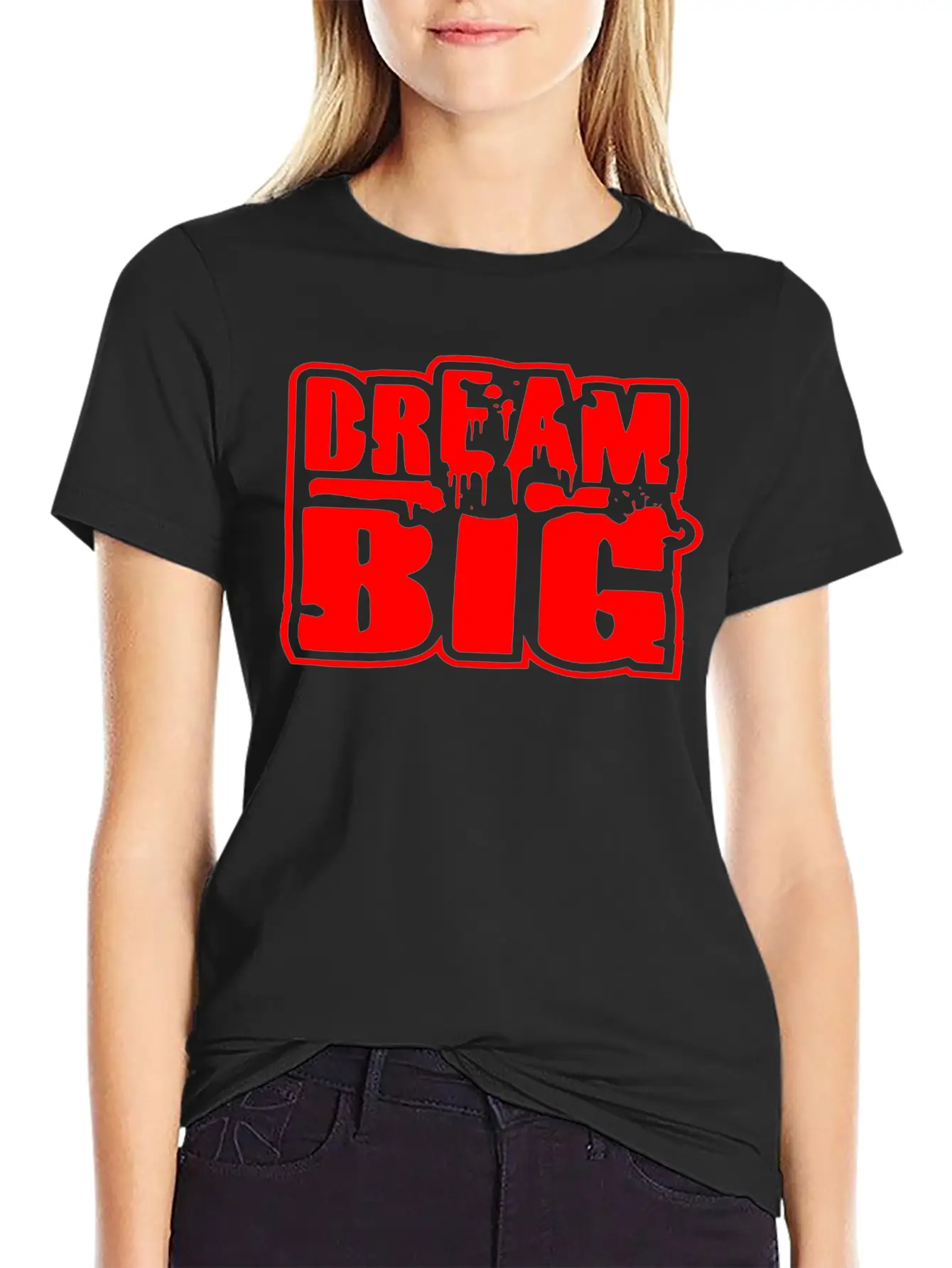 Dream Big In RED! Classic Cotton Tee – Unisex Comfort For Any Season