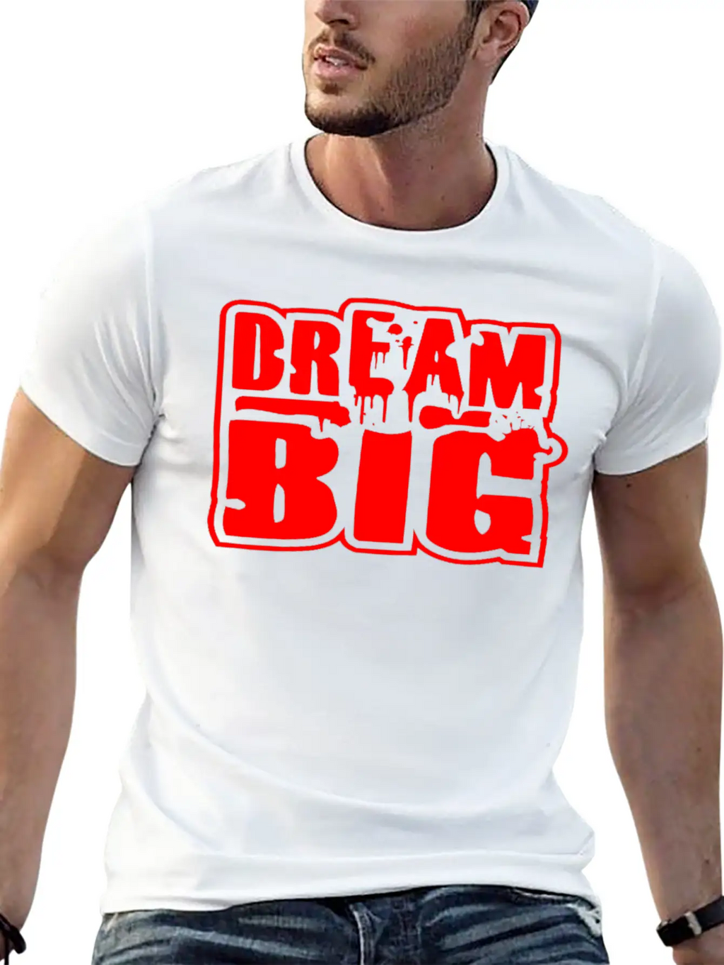 Dream Big In RED! Classic Cotton Tee – Unisex Comfort For Any Season