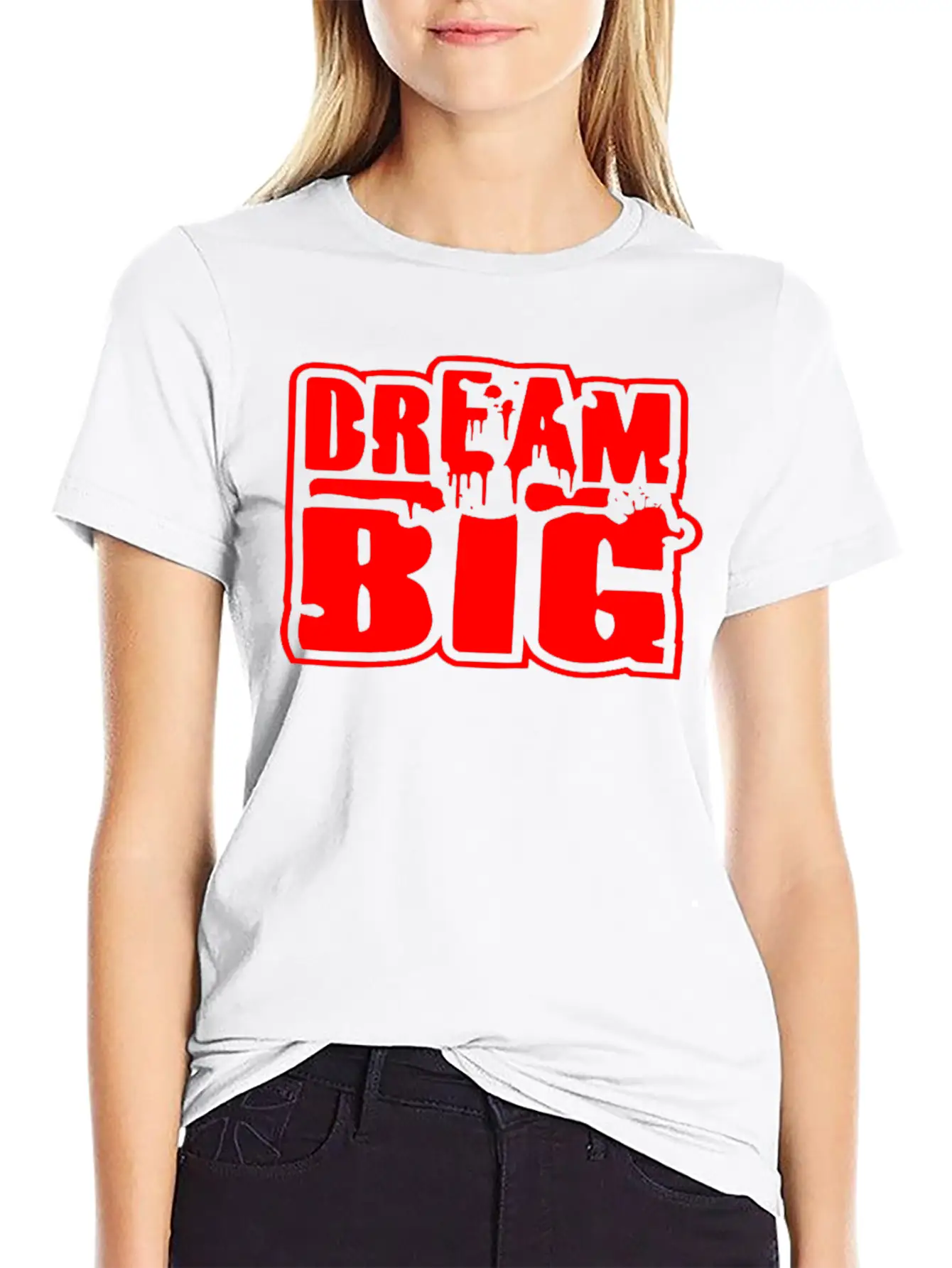Dream Big In RED! Classic Cotton Tee – Unisex Comfort For Any Season