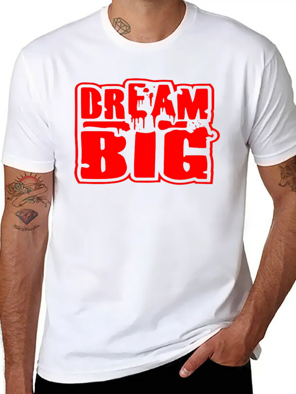 Dream Big In RED! Classic Cotton Tee – Unisex Comfort For Any Season