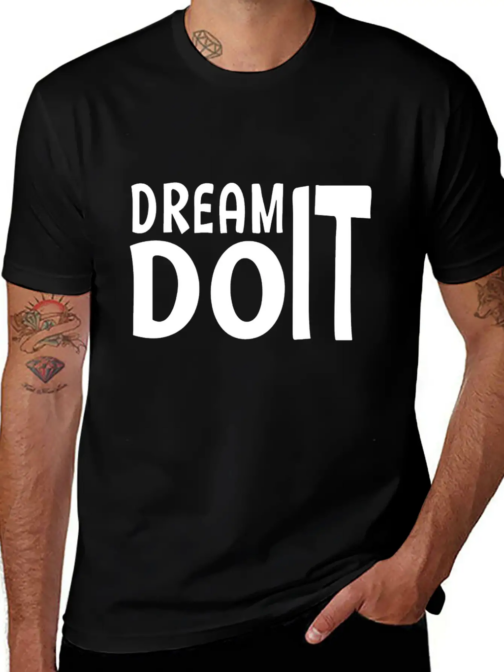 Dream Do It Stylish Everyday T-Shirt – Unisex Basic Cotton Tee