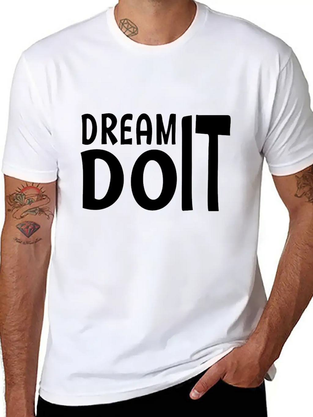 Dream Do It Stylish Everyday T-Shirt – Unisex Basic Cotton Tee