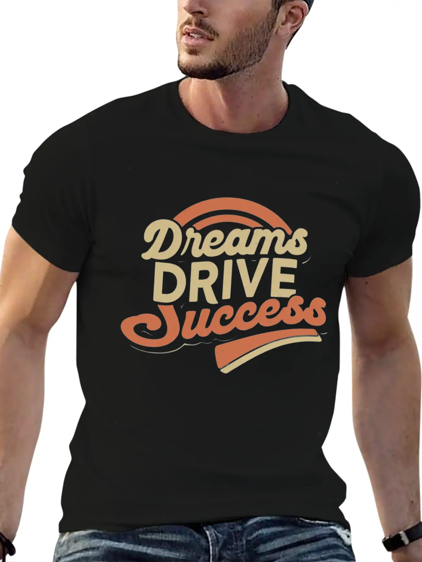 Dream Drive Success Classic Cotton Tee – Unisex Comfort For Any Season