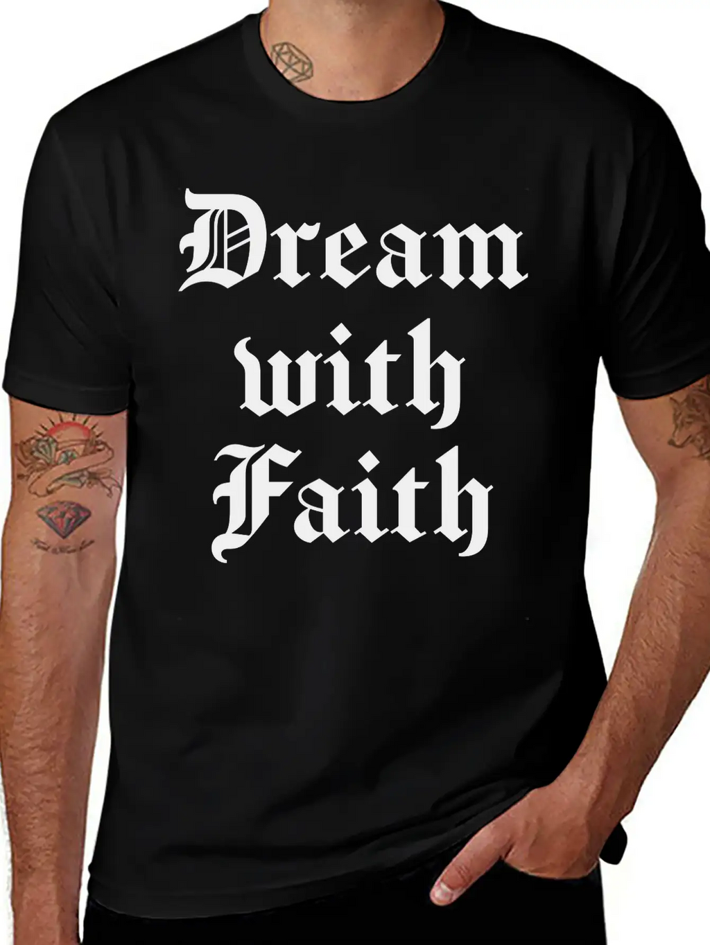 Dream With Faith Timeless Short Sleeve Tee – Comfy And Minimalist Design