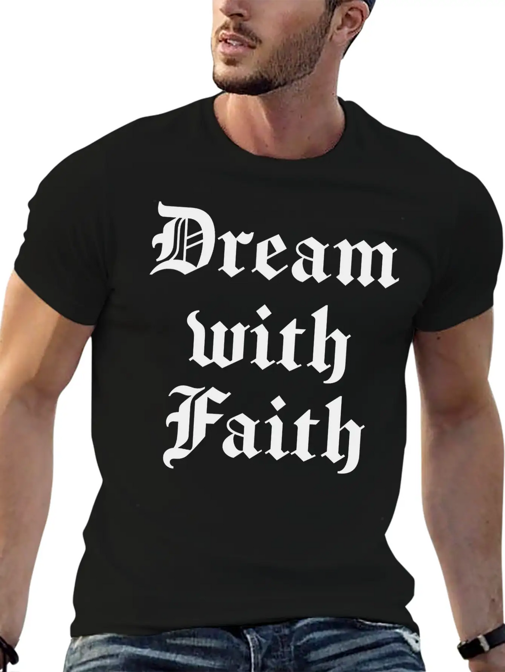 Dream With Faith Timeless Short Sleeve Tee – Comfy And Minimalist Design