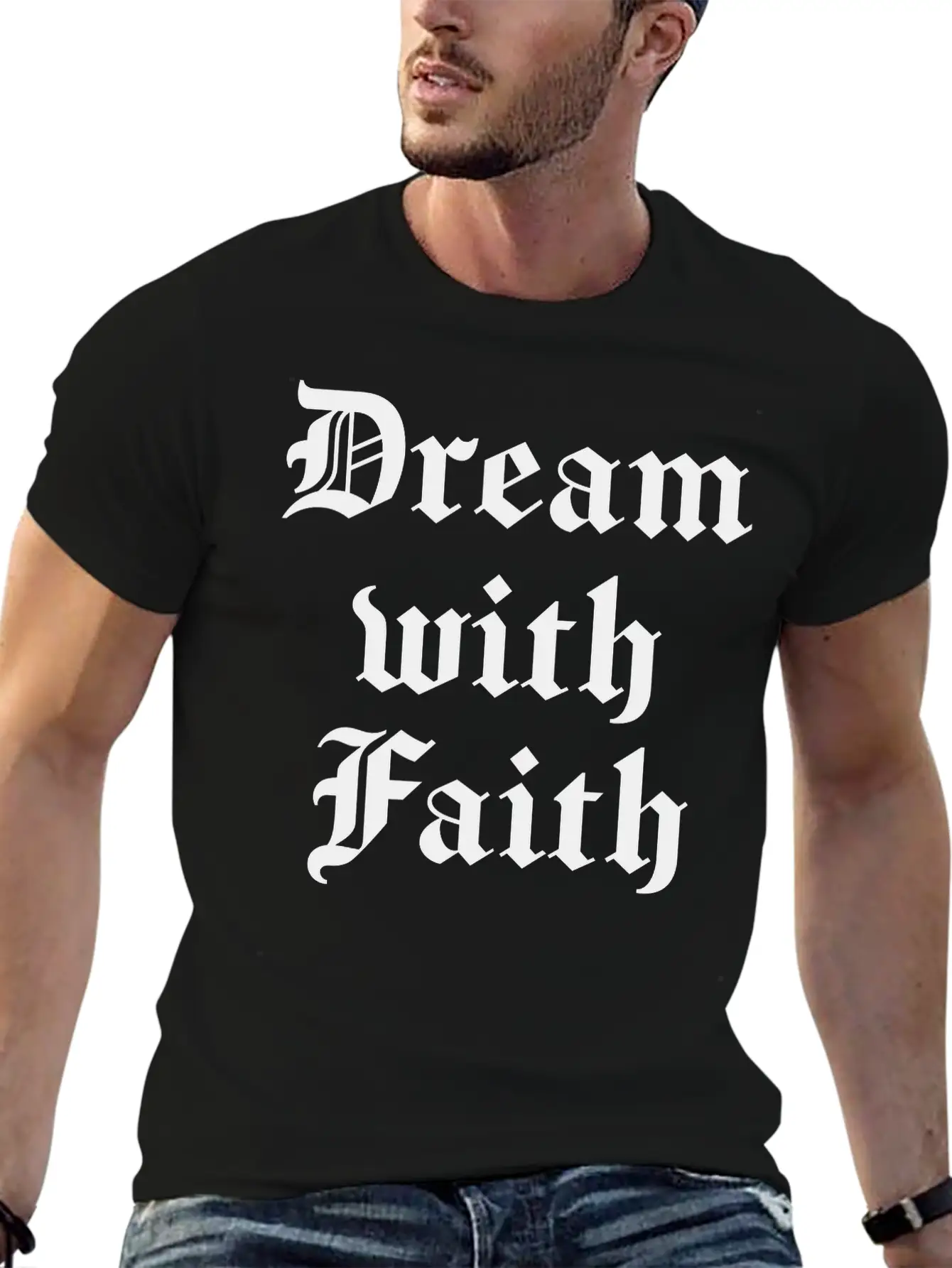 Dream With Faith Timeless Short Sleeve Tee – Comfy And Minimalist Design