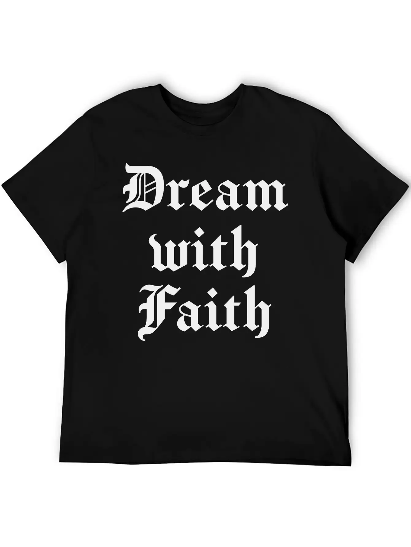 Dream With Faith Timeless Short Sleeve Tee – Comfy And Minimalist Design