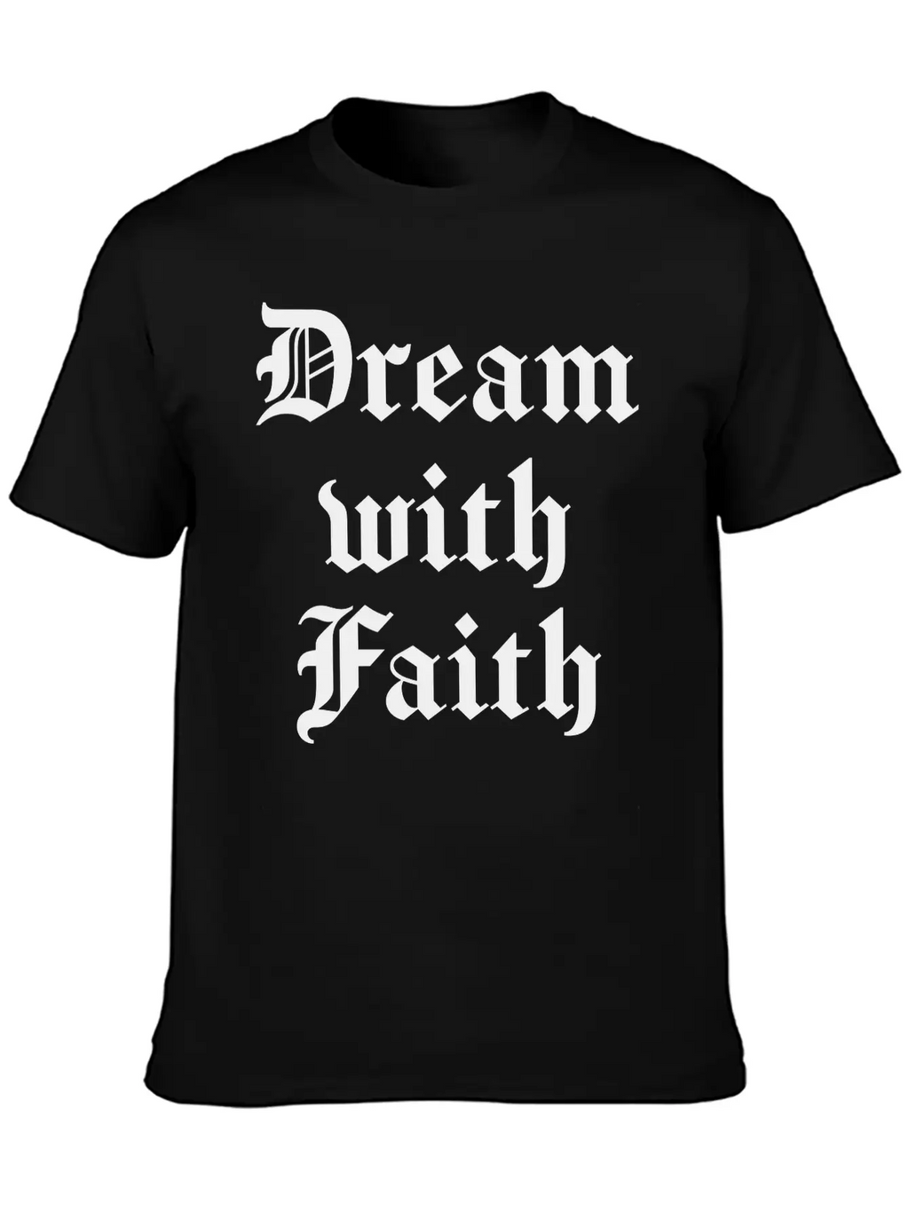 Dream With Faith Timeless Short Sleeve Tee – Comfy And Minimalist Design