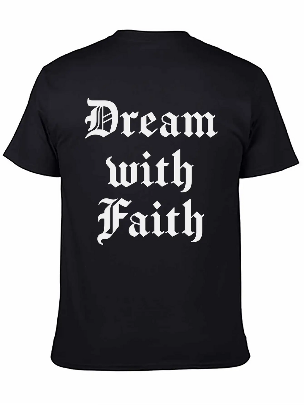 Dream With Faith Timeless Short Sleeve Tee – Comfy And Minimalist Design