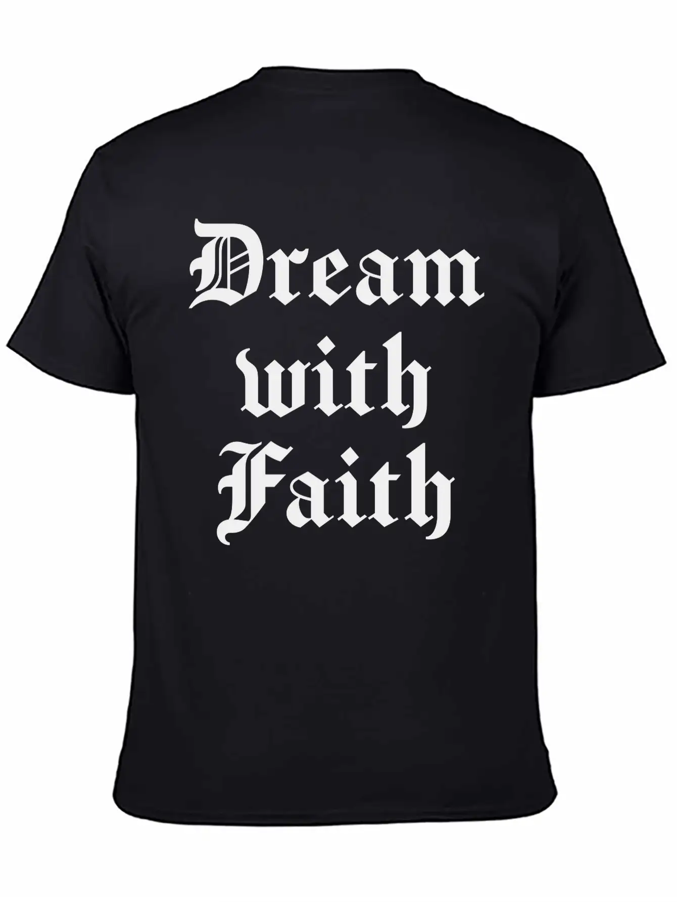 Dream With Faith Timeless Short Sleeve Tee – Comfy And Minimalist Design
