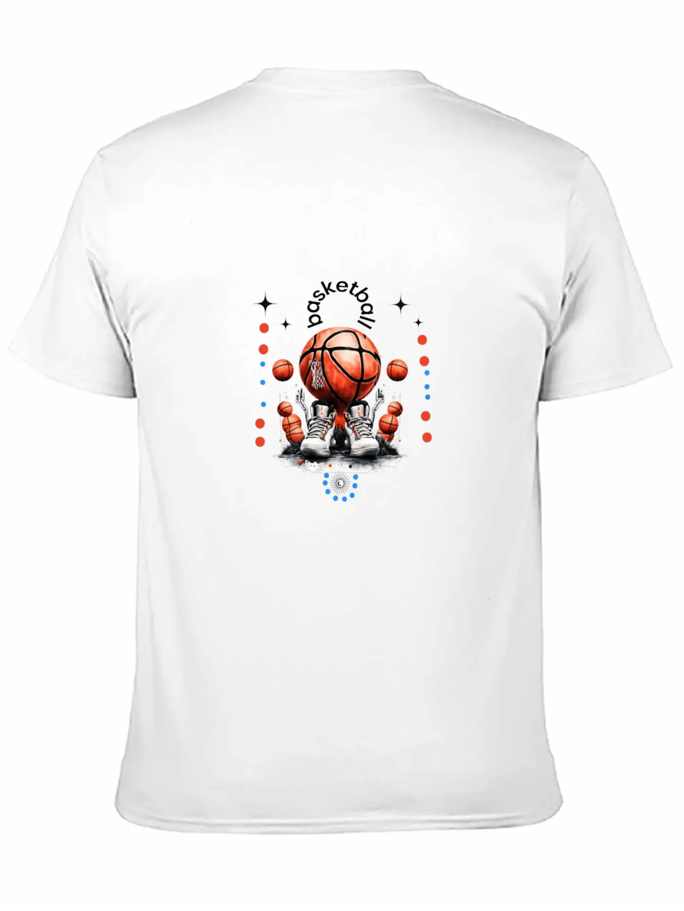 Dribble, Shoot, Score: The Rhythm Of Basketball Breathable Soft Cotton T-Shirt – Timeless Casual Look