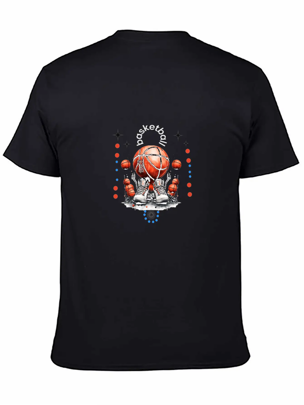 Dribble, Shoot, Score: The Rhythm Of Basketball Breathable Soft Cotton T-Shirt – Timeless Casual Look