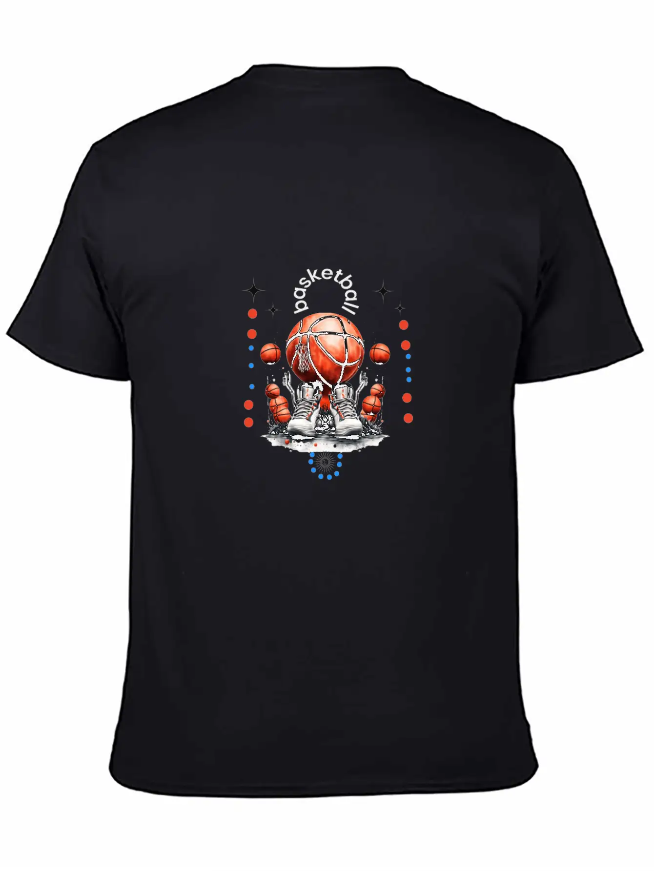 Dribble, Shoot, Score: The Rhythm Of Basketball Breathable Soft Cotton T-Shirt – Timeless Casual Look