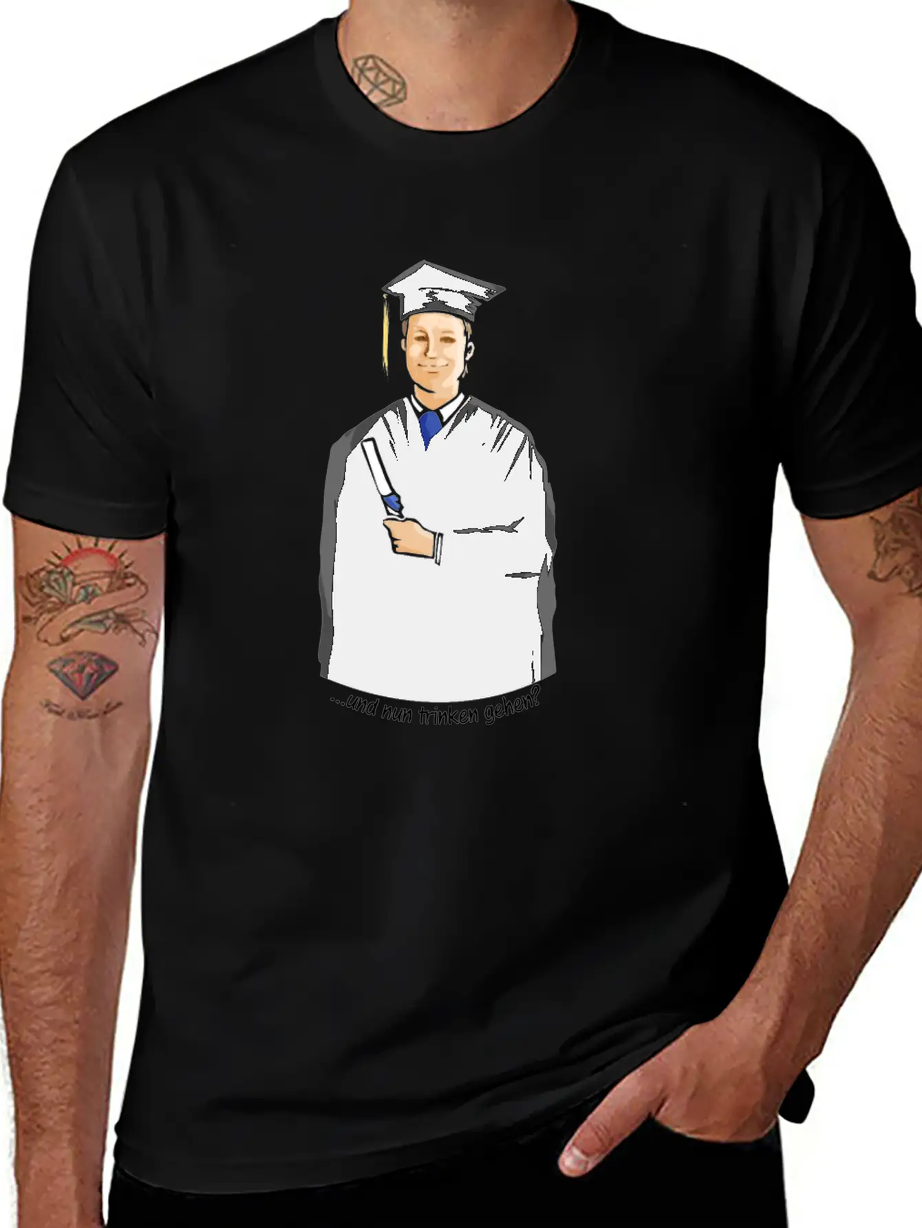 Drinking After Graduation Studies Finally Done Unisex Casual T-Shirt – Clean Design For Daily Comfort