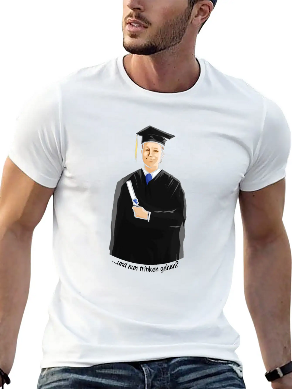 Drinking After Graduation Studies Finally Done Unisex Casual T-Shirt – Clean Design For Daily Comfort