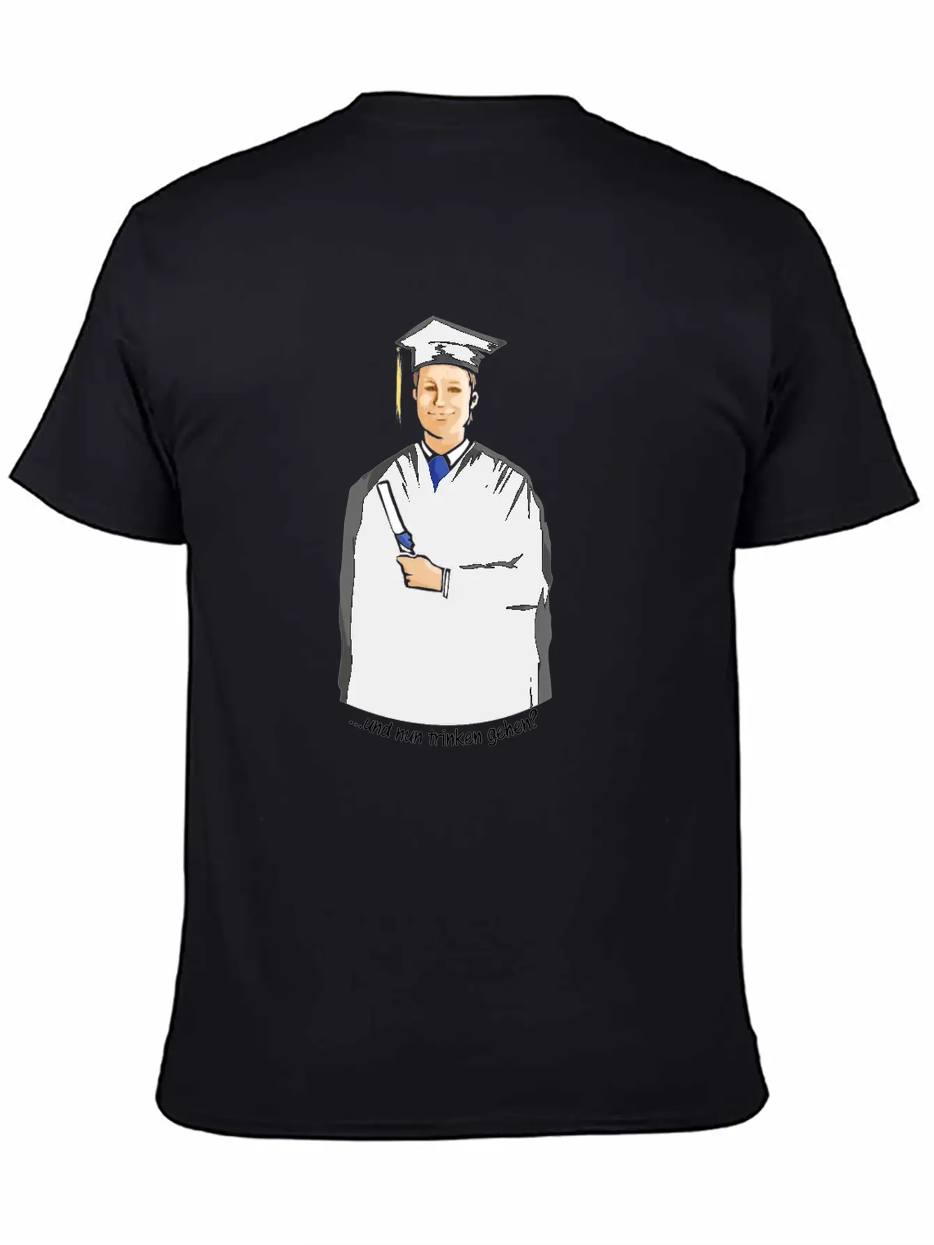 Drinking After Graduation Studies Finally Done Unisex Casual T-Shirt – Clean Design For Daily Comfort