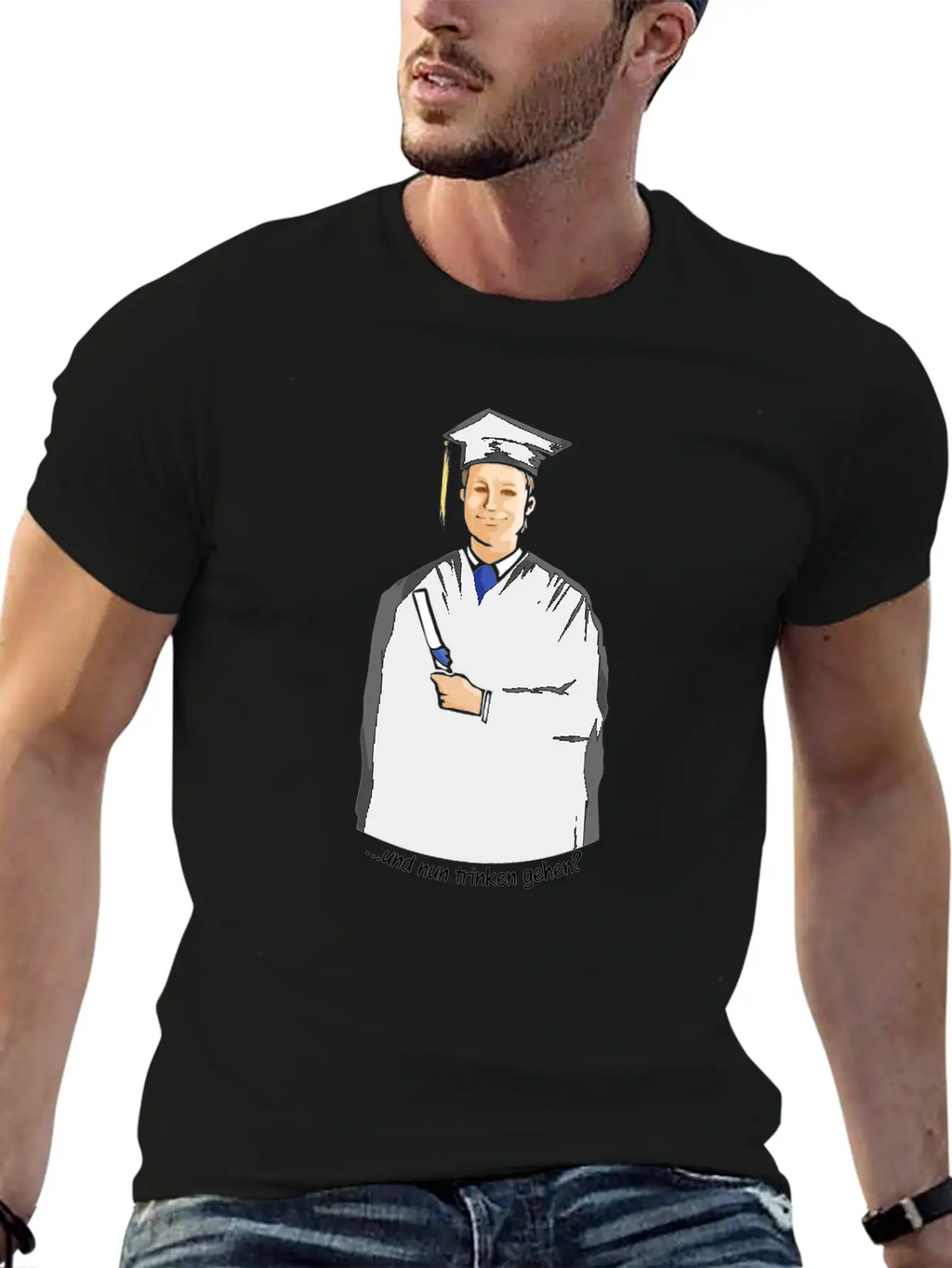 Drinking After Graduation Studies Finally Done Unisex Casual T-Shirt – Clean Design For Daily Comfort