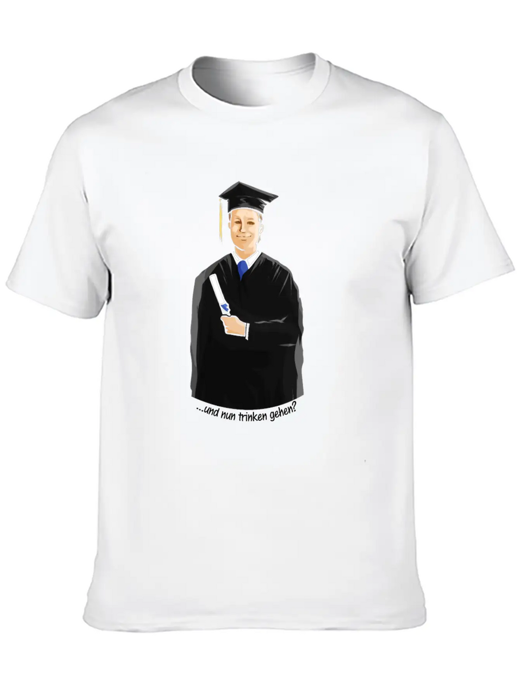 Drinking After Graduation Studies Finally Done Unisex Casual T-Shirt – Clean Design For Daily Comfort