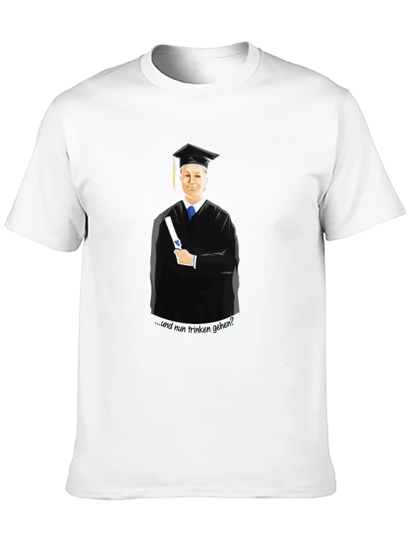 Drinking After Graduation Studies Finally Done Unisex Casual T-Shirt – Clean Design For Daily Comfort