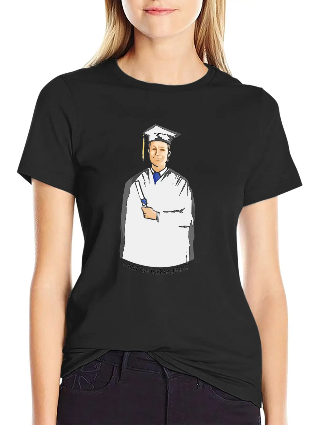 Drinking After Graduation Studies Finally Done Unisex Casual T-Shirt – Clean Design For Daily Comfort