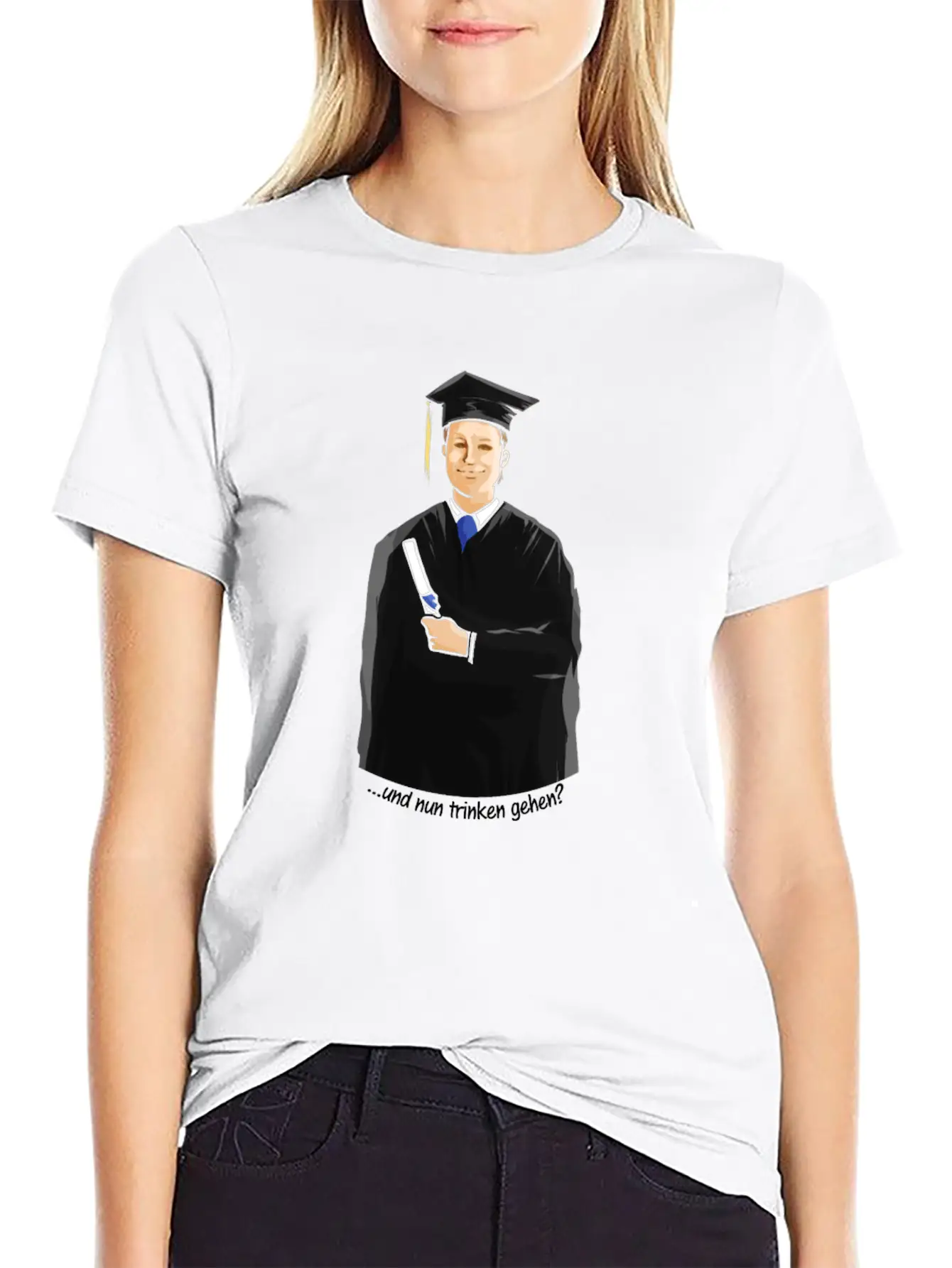 Drinking After Graduation Studies Finally Done Unisex Casual T-Shirt – Clean Design For Daily Comfort
