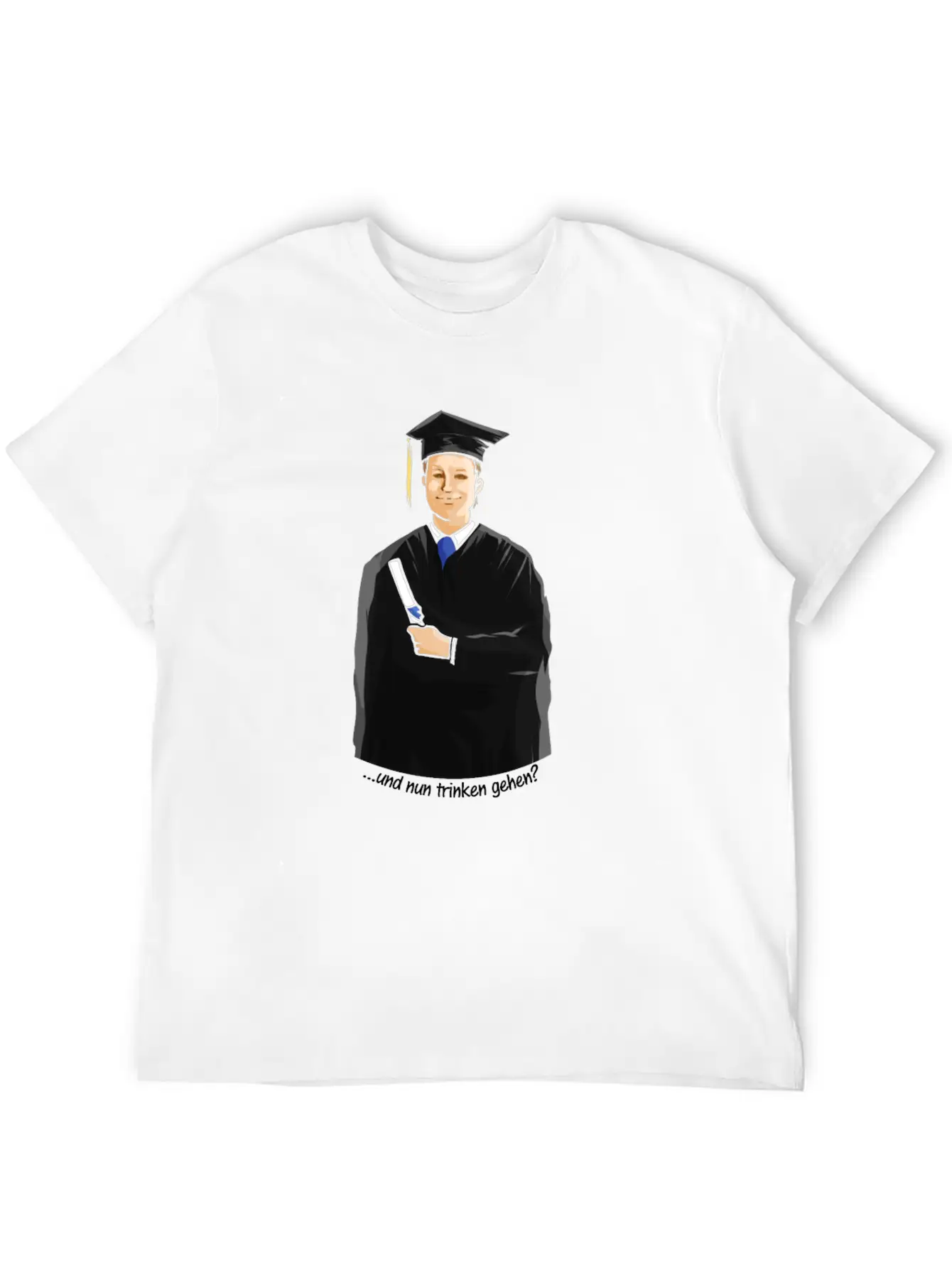 Drinking After Graduation Studies Finally Done Unisex Casual T-Shirt – Clean Design For Daily Comfort