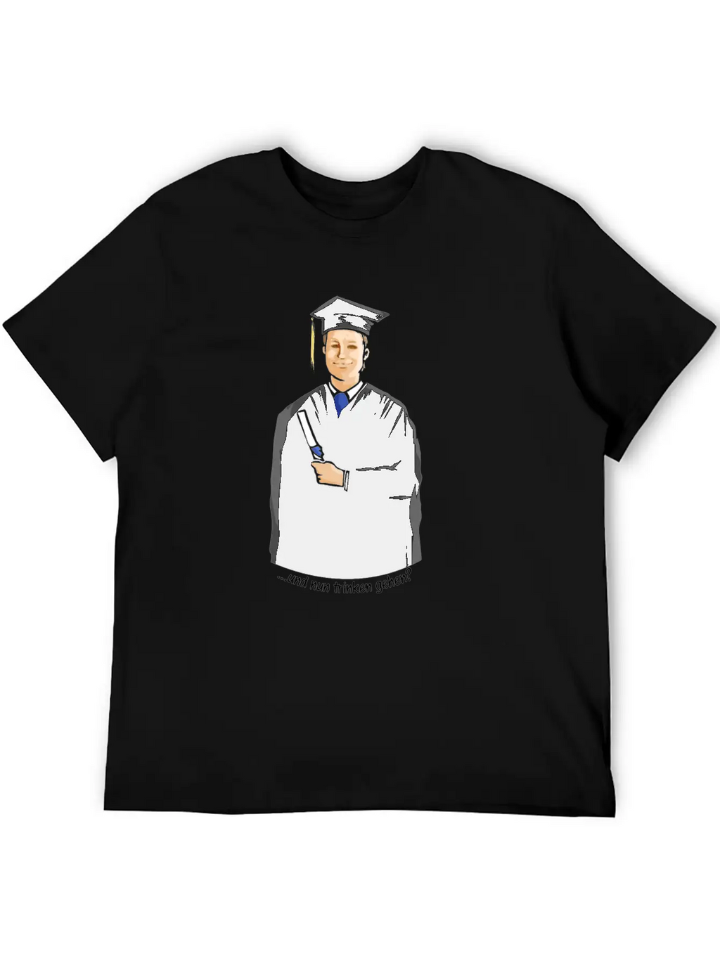 Drinking After Graduation Studies Finally Done Unisex Casual T-Shirt – Clean Design For Daily Comfort